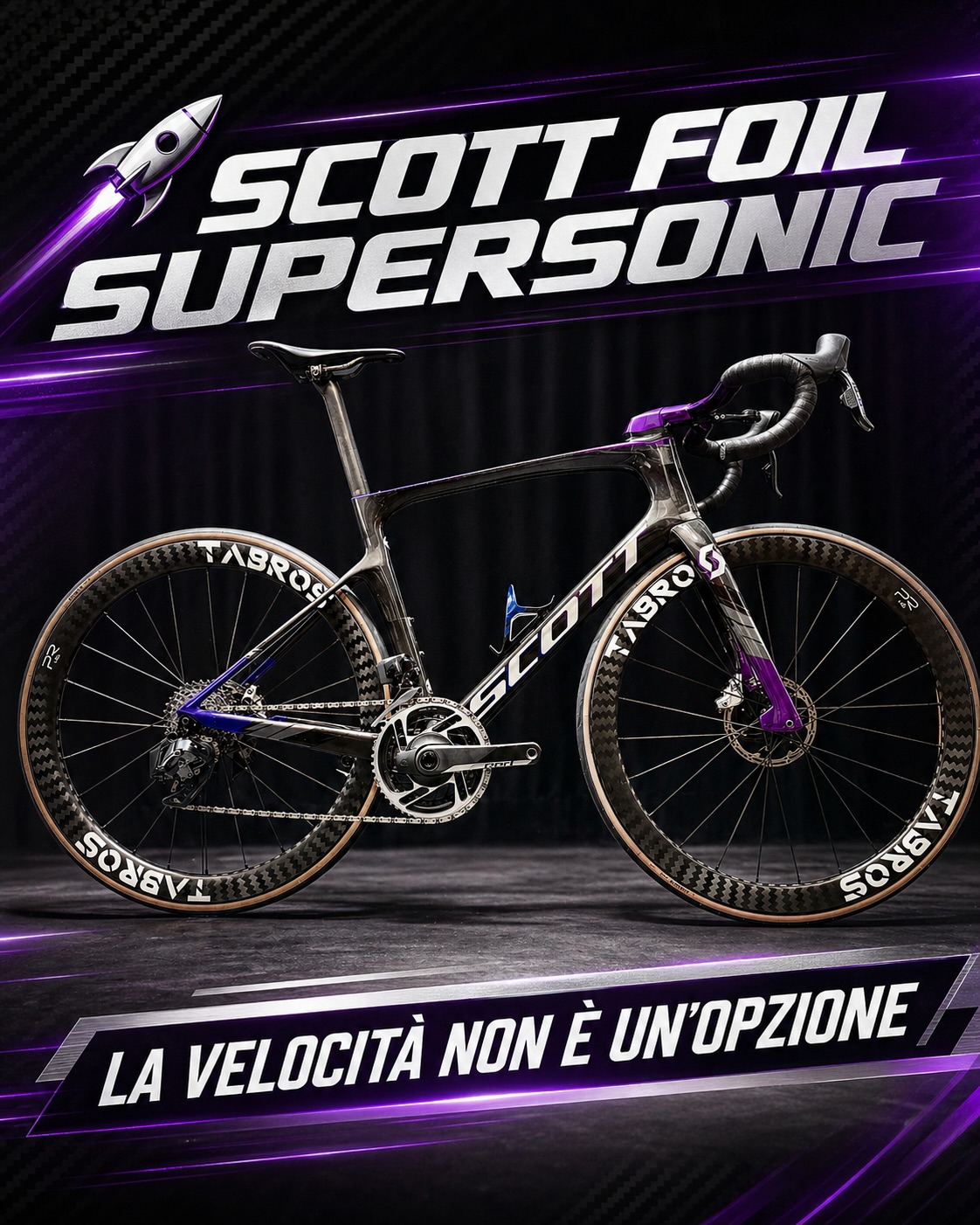 🚀⚫ SCOTT FOIL SUPERSONIC – AERODINAMICA DA F-16
Questa non è una bici.
È un progetto nato per andare più veloce del vento. 😈
La Scott Foil Supersonic rappresenta il massimo dell’ingegneria aero: telaio sviluppato con analisi CFD e test in galleria del vento, progettato per ridurre la resistenza e trasformare ogni watt in velocità pura.
🧬 Carbonio HMX di alto livello
→ fibre ad altissimo modulo che permettono:
⚡ maggiore rigidità torsionale
⚡ peso ridotto
⚡ risposta immediata quando spingi
🌪️ Aerodinamica avanzata
→ tubazioni ottimizzate (profili evoluti tipo NACA)
→ cockpit completamente integrato
→ riduzione significativa del drag rispetto alle versioni precedenti
→ più velocità a parità di watt
📊 Tradotto in strada:
✔️ mantieni velocità più alte con meno sforzo
✔️ sopra i 35 km/h… la bici continua a spingere da sola
✔️ nei rilanci senti proprio l’effetto “boost”
Questa è la bici per chi vuole:
— dominare la pianura
— fare velocità reale
— avere una delle piattaforme aero più evolute sul mercato
✈️ Non è per tutti. È per chi vuole stare davanti.
💳 Finanziabile a tasso zero • 🔄 Permutabile • 🚚 Spedizione gratuita in tutta Europa
🔧 Revisione autocertificata • ✅ Pronta a partire
📍 Re-cyclist Bike Shop – Longone al Segrino (CO)
🌐 www.recyclistbikeshop.com
📞 031 547 8454 (WhatsApp)
#scottfoil #aerobike #carbonbike #cyclingperformance #recyclistbikeshop