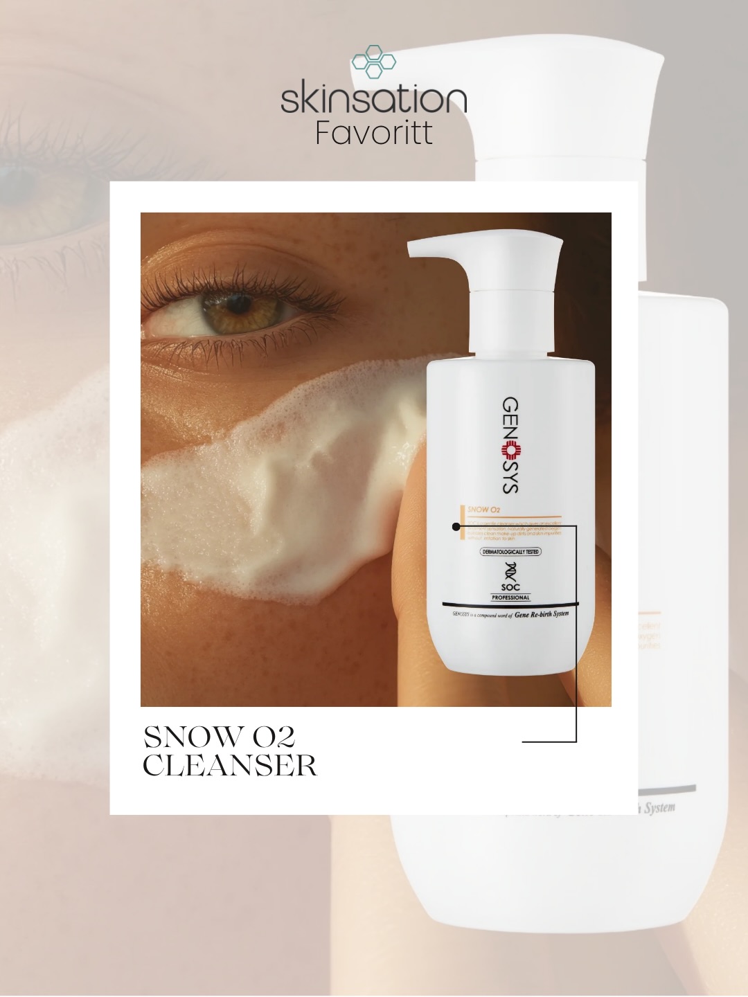 Ren, frisk og klar for alt ❄️✨
Genosys Snow Cleanser gir huden en skånsom, men effektiv rens som etterlater den myk, hydrert og balansert. Perfekt for deg som vil ha en fresh glow – hver dag!
Husk at nå når det er strålesol ☀️ og vi er EKSTRA flinke til å bruke solkrem - har vi enda større behov for å rense huden godt om kvelden 🫧 Fett, sminke, smuss og forurensing må av for å opprettholde en sunn og sterk hud, men det må gjøres på en mild og skånsom måte. 🤍
🦄 Har du testet denne rensen? Vi bruker den alltid i vår Glass Skin Facial, en koreansk hudpleiebehandling som virkelig har tatt verden med storm. Da kan du få megafin glød OG testet rensen samtidig 🤭😍