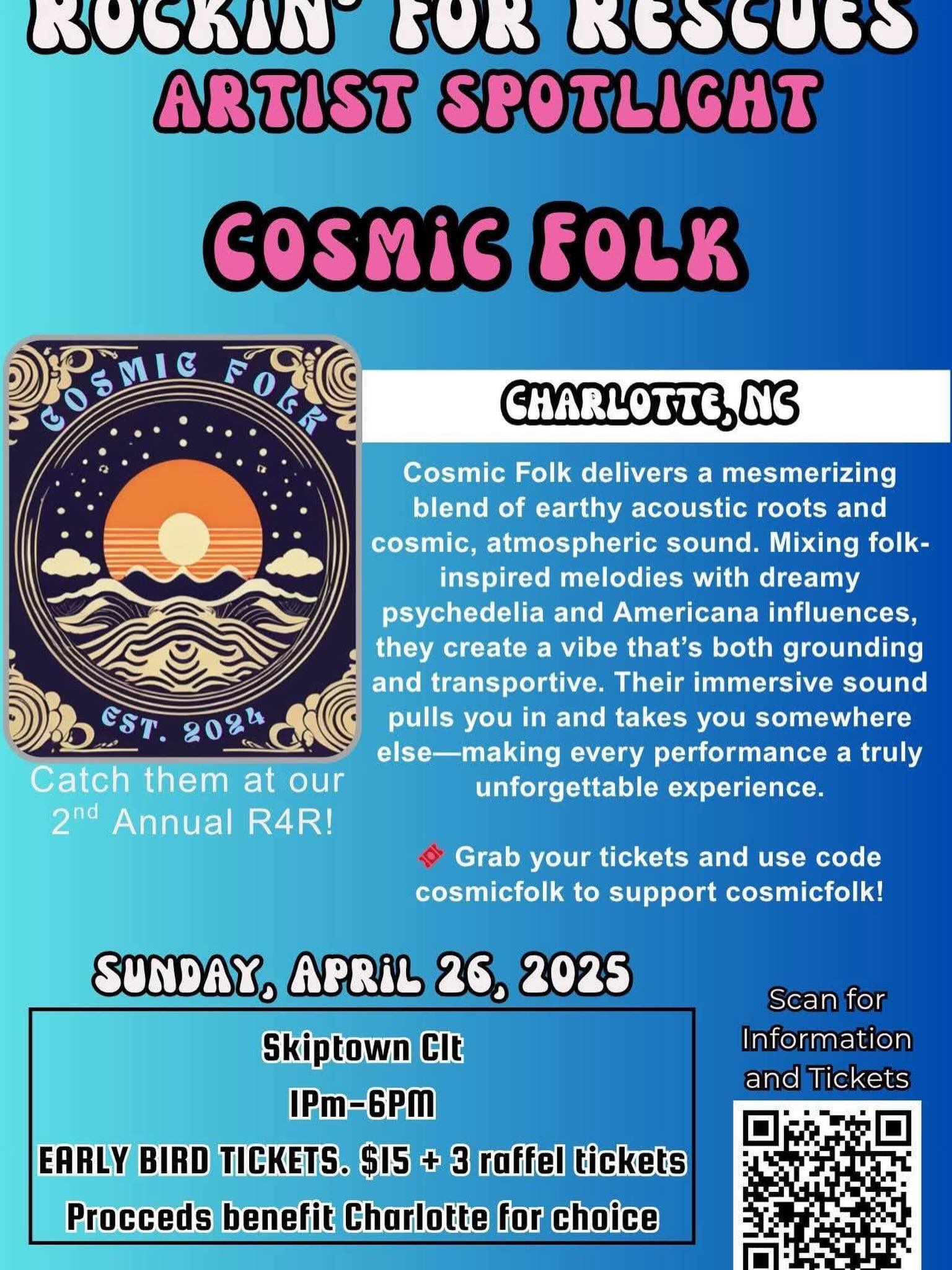 Come check us out Sunday April 26th at Skiptown Charlotte for a great cause!
1pm - 6pm!
Rockin For Rescues!