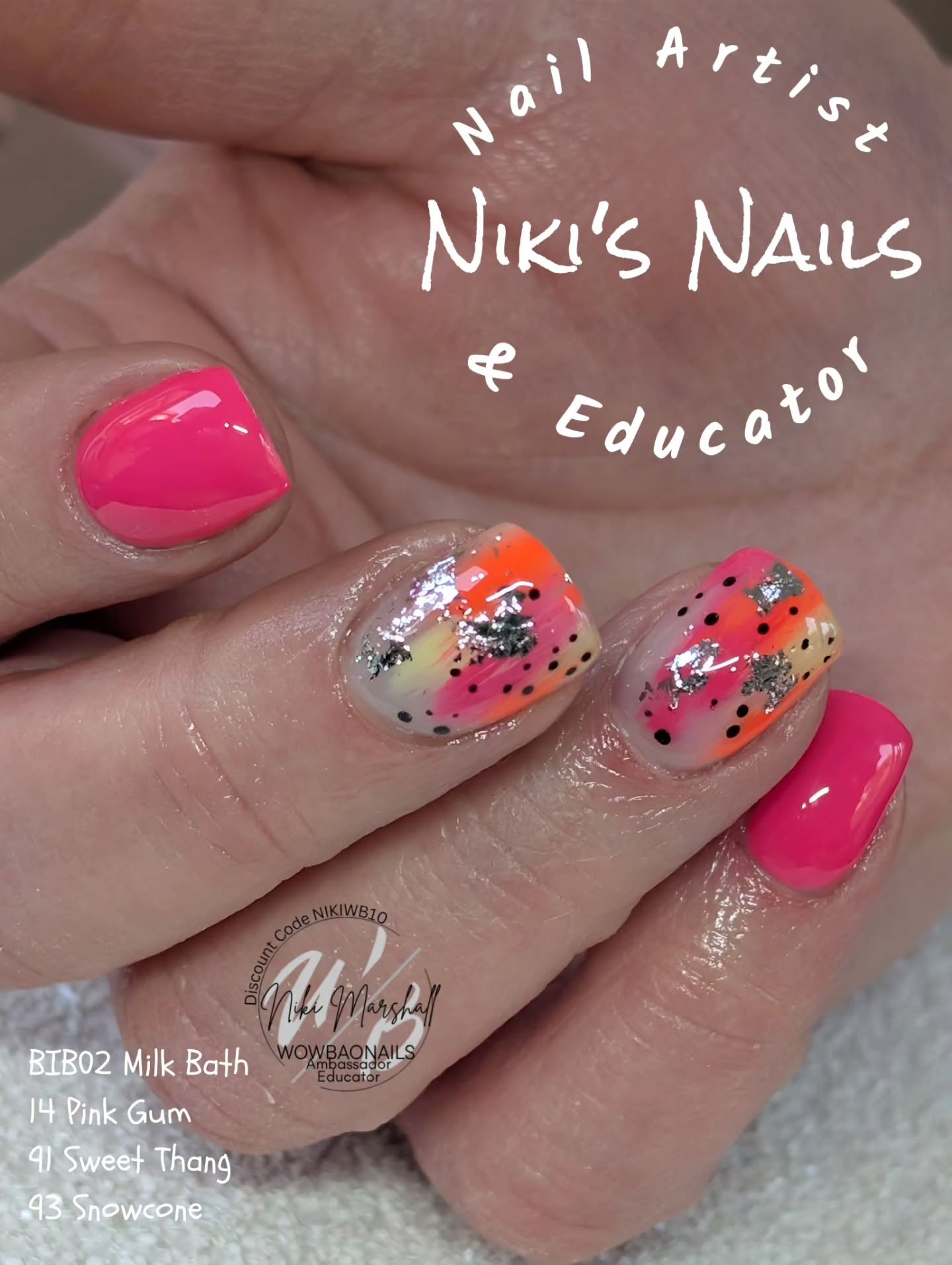 Weekly recap of all the fun nails I created this week 🫶🏼💕 Thank you as always for choosing me 🙏🏼
Education www.nikisnails.co.uk/courses
Products and Tools @wowbaonails
Se code NIKIWB10 to save 10%