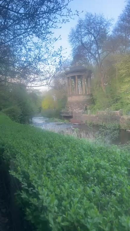 Tuesday view by the water Deans garden