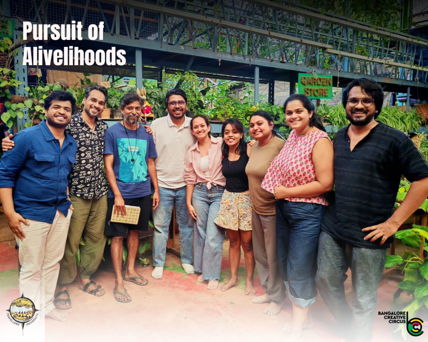 At times, day-long workshops too do the same thing travel does. Bringing people of diverse journeys together. The 'Pursuit of Alivelihoods' workshop hosted at Bangalore Creative Circus took us on a journey of storytelling and enquiry that explored what a shared quest for wellbeing could look like. Towards the end of the workshop, participants designed their personal learning journeys rooted in purpose and intention, moving beyond leisure and recreation.
@travellersuniversity @blrcreativecircus