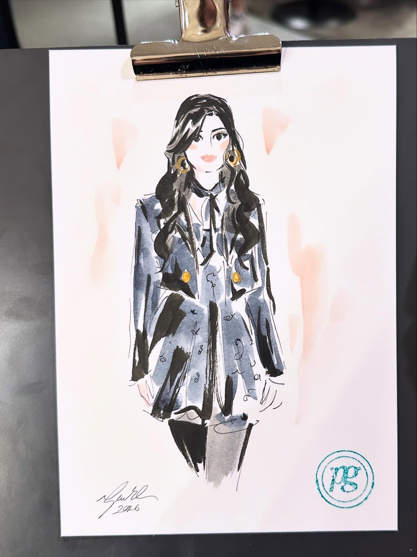 Shoe Night @breuninger @paul_green
👠🥿👡
Live illustration @hani.minh 💖
