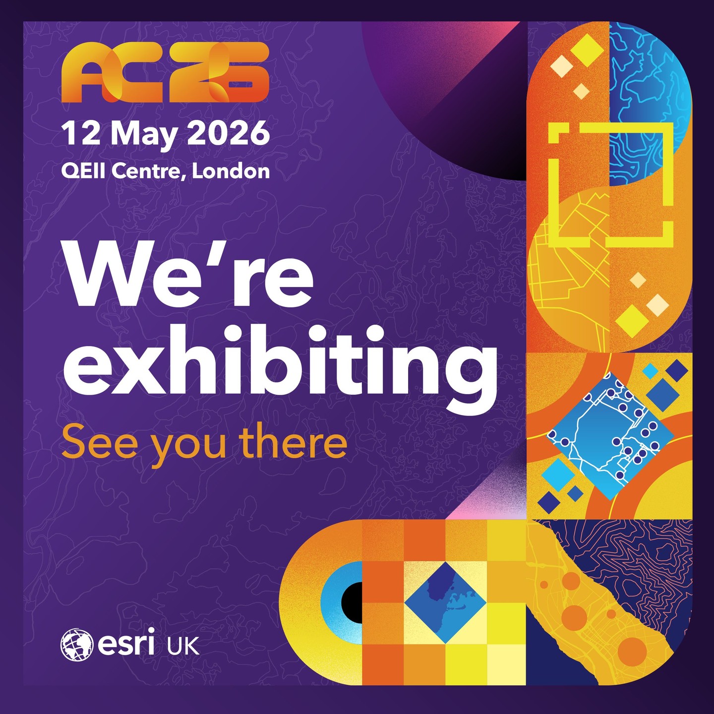 Are you going to Esri UK AC 26 at the QEII Conference Centre, Westminster?
If so, come and find us, and find out what the BCS do and how we support members to make better maps. We'd love you to become part of our supportive community.
https://www.esriuk.com/en-gb/about/events/ac/overview