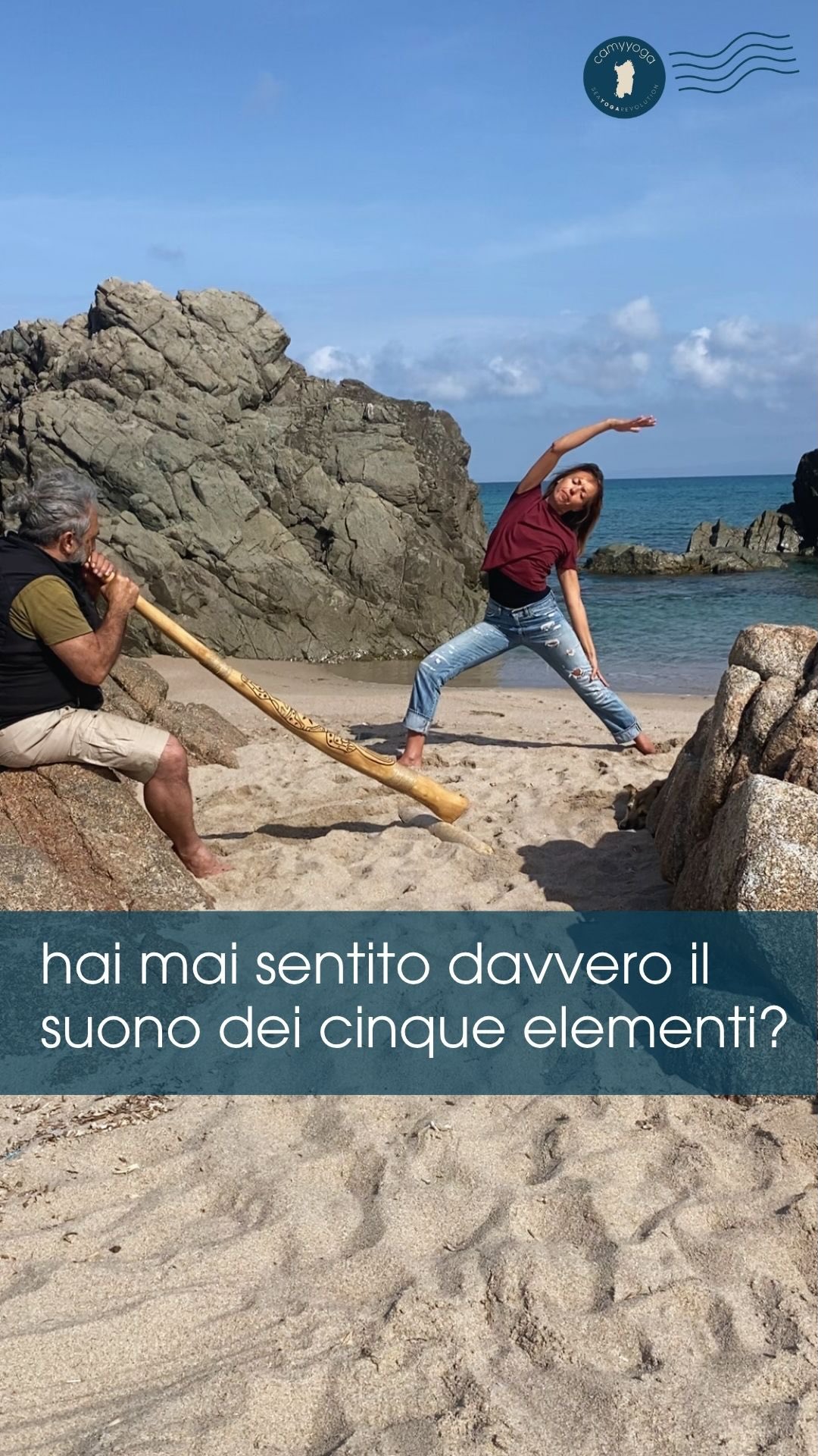 Lo Yoga, secondo i principi della tradizione, dovrebbe essere un’esperienza naturale consapevole, un punto di arrivo di una ricerca interiore che emerge dentro di noi. Ma lo viviamo davvero così? Quando parliamo di limiti, quando diciamo di non essere abbastanza “flessibili” o abbastanza “spirituali”… non stiamo forse perdendo di vista il senso dello Yoga?
In questa prospettiva Sea Yoga Nada Flow è una ricerca nella direzione essenziale della natura e del modo di sentire lo Yoga. Il suono, il corpo, il respiro e la voce trovano un punto di incontro, diventano un unica vibrazione naturale, insieme al Mare, alle rocce, al vento.
Unisciti a noi per condividere questa esperienza.
Domenica 3 maggio alle ore 10:30 nella spiaggia di Rena di Matteu @mario.uda.56 ed io - @camyyoga - ti invitiamo ad immergerti in uno spazio di bellezza e libertà.
Ti aspettiamo
Namastè
•
Info e prenotazioni in messaggio diretto
•
•
#seayogarevolution #yoga #nadaflow #spiritualjourney #didgeridoo