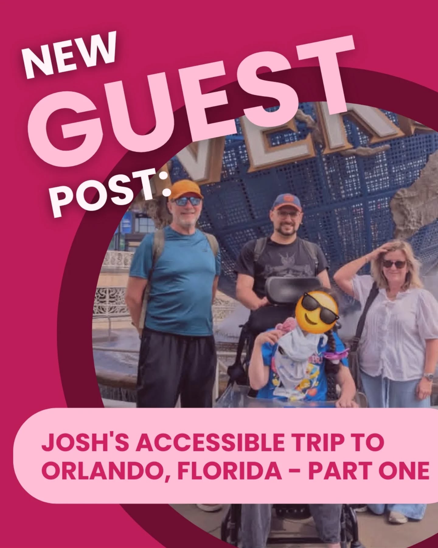 We are really excited to have our first guest post on the Brakes Off Travel blog!
Josh shares the full journey of his family trip, from hotel stays and support at the airport, to the reality of flying with a wheelchair and navigating assistance along the way.
Once in Orlando, Florida, he explores how accessible the experience really is including transport to Disney World and Universal Studios as well as where things work well (and where they don’t) 🎢
It’s an honest, behind-the-scenes look at the challenges, the wins and why better accessibility in travel matters ❤️
Read part one of the full story via the link in bio.
Drop us a DM if you would like to write a post about your accessible trip!
#AccessibleTravel #InclusiveTravel #AccessibleDisneyWorld #WheelchairTravel #AccessibleUniversalStudios