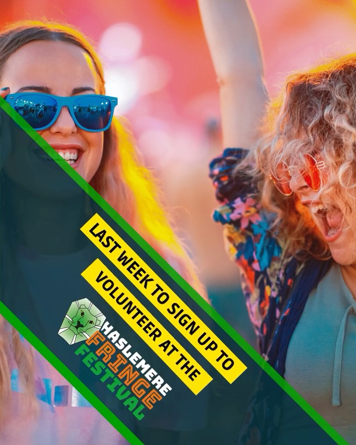 š£ LAST CHANCE TO SIGN UP TO VOLUNTEERš£
Only one week to go to get your application in for your chance to volunteer at the Haslemere Fringe Festival 2026.
Join our amazing team and help make this not-for-profit event one to remember.
The Application Form is available online at:
šhaslemerefringe.co.uk/volunteer
#volunteering
#communityfestival
#haslemerecommunity
#haslemerefringefestival2026
#notforprofit