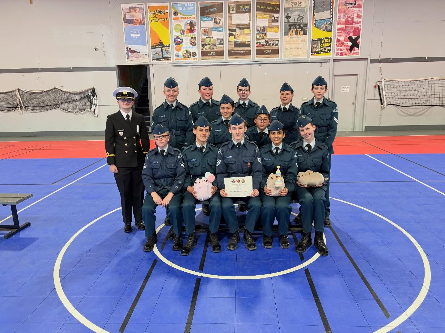 Congratulations to the drill on team placing third at drill competition!