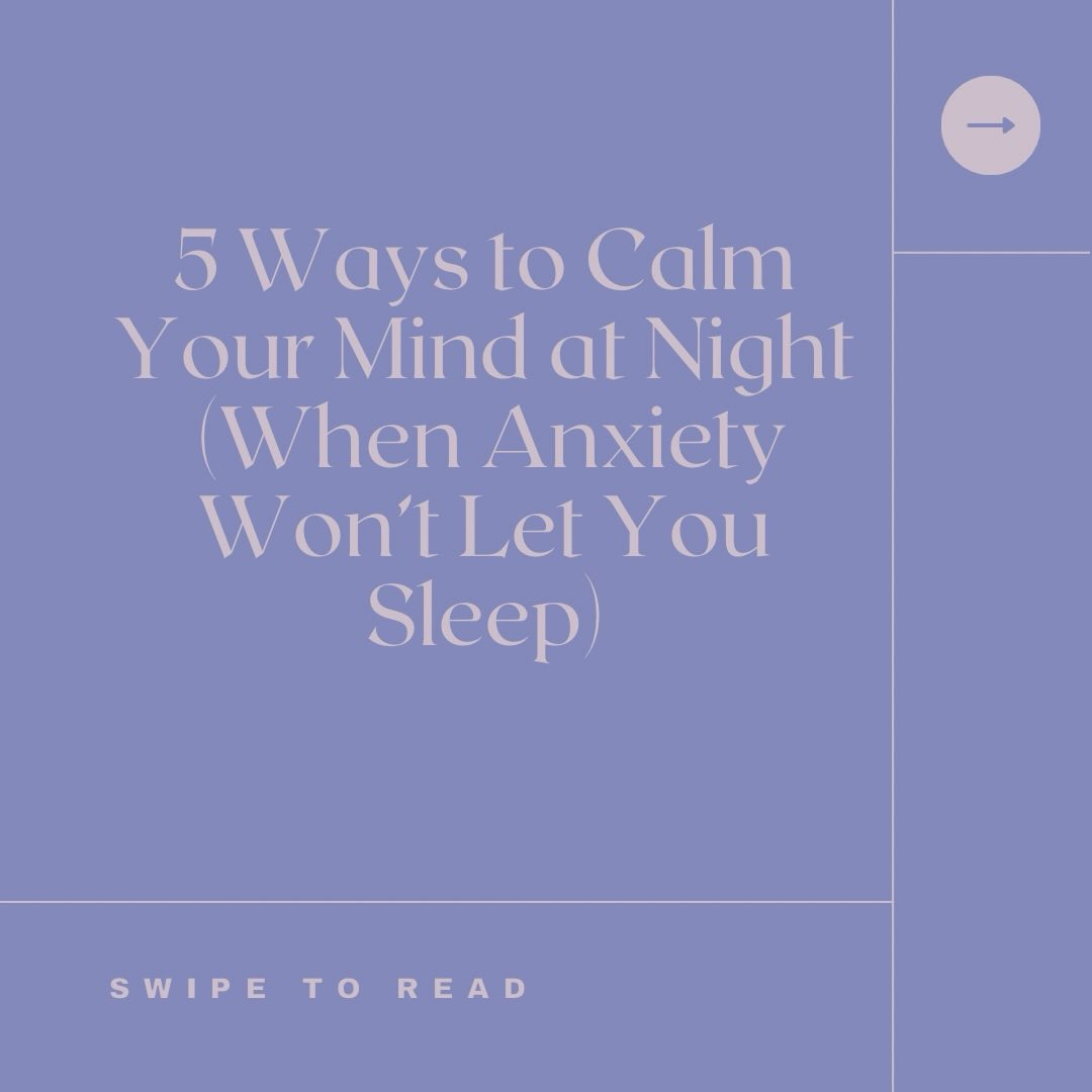 Nighttime anxiety is incredibly common.
When the day slows down, your thoughts speed up.
Your brain starts replaying conversations, worrying about tomorrow, or trying to solve everything at once.
The goal isn’t to stop thoughts completely —
it’s to learn how to respond to them differently.
Better sleep starts with a calmer mind.
If anxiety is keeping you up at night, support can help.
Book your consultation today using the link in our bio.
— The Guiding Hope Counseling & Consulting Team
