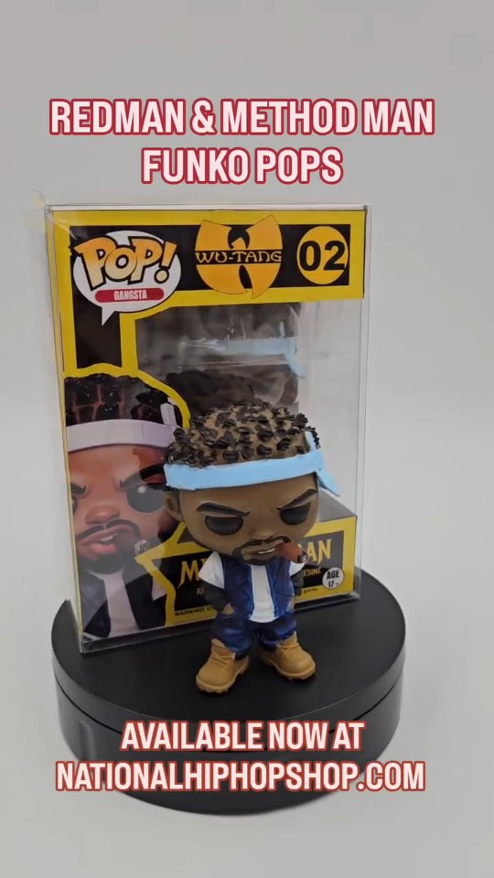 🔥Only 5 of each Available Now Exclusively @thenationalhiphopshop ⬇️⬇️⬇️
🔴REDMAN🔴 https://www.hiphopmuseumdc.org/product-page/redman-custom-funko-pop-98
💨METHOD MAN💨
https://www.hiphopmuseumdc.org/product-page/method-man-custom-funko-pop-02