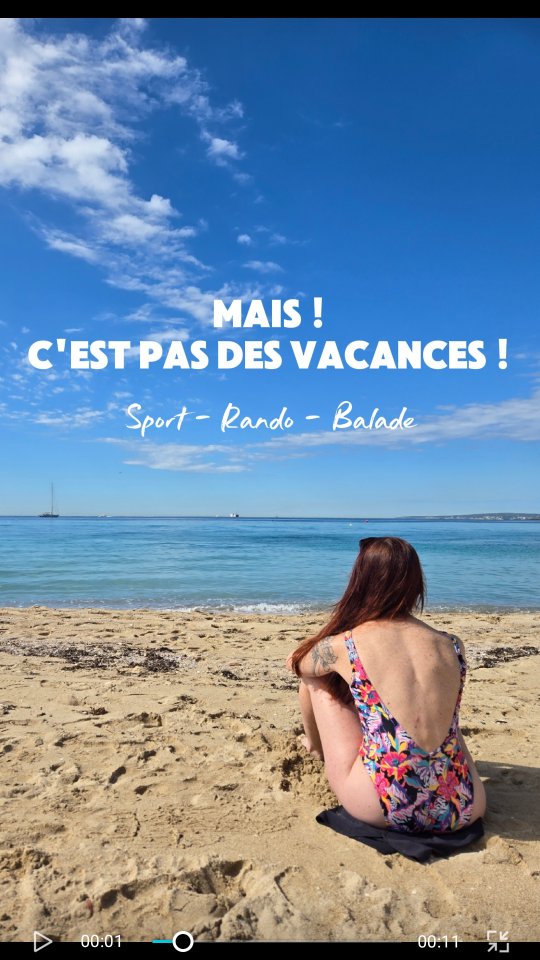 Les vacances idéales :
Des vacances qui bougent ! 🏃♀️⛰️
Courir, randonner, partir avec la tente et le réchaud, nager (avec le masque tuba off course),
Chercher les spots de lever et coucher de soleil,
S'entraîner dans des salles où personne ne parle ta langue !
Manger des plats nouveaux et rechercher les meilleurs endroits pour la sieste!
Et toi, tu es de la team vacances actives ou vacances farniente ?