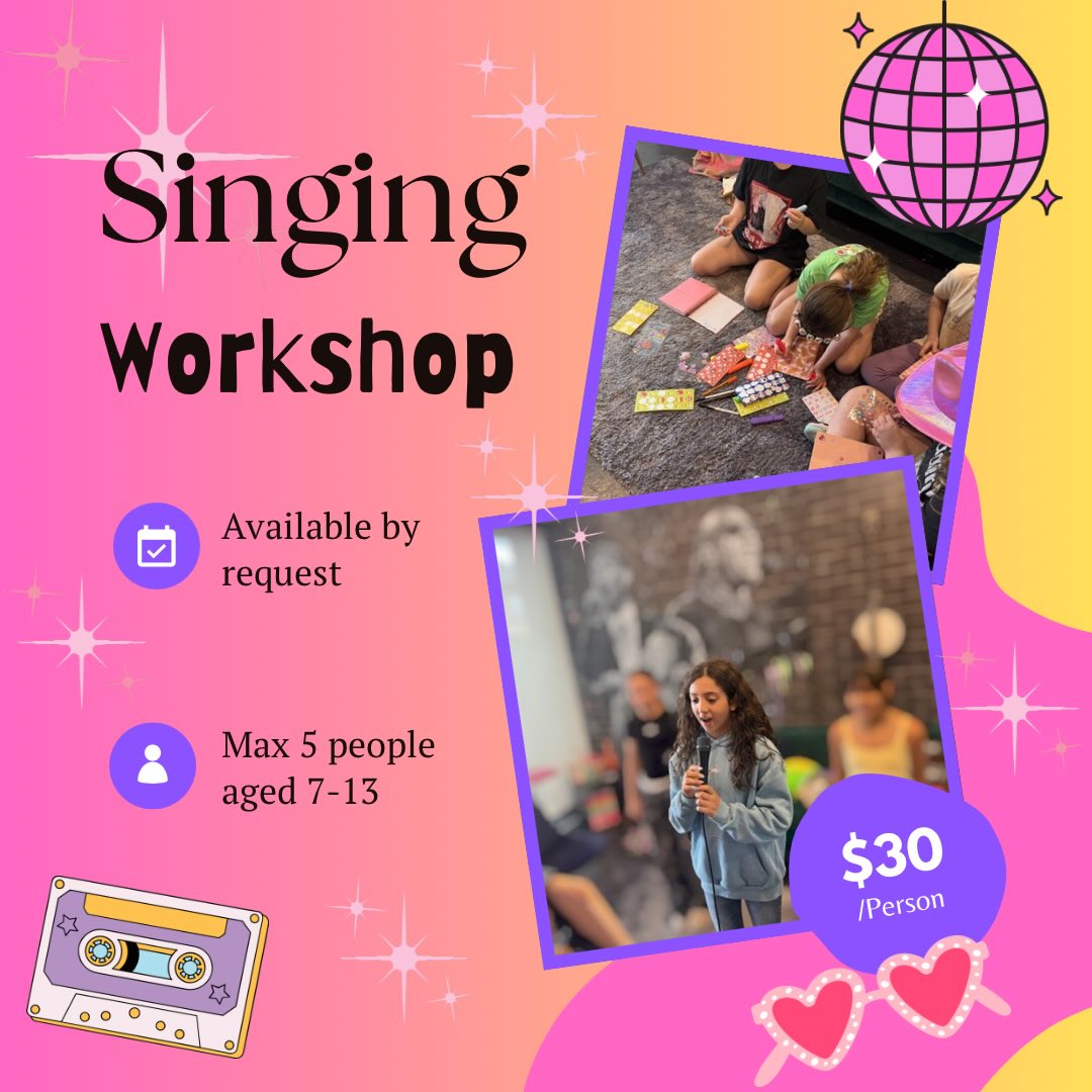 Did you know singing workshops are available by request