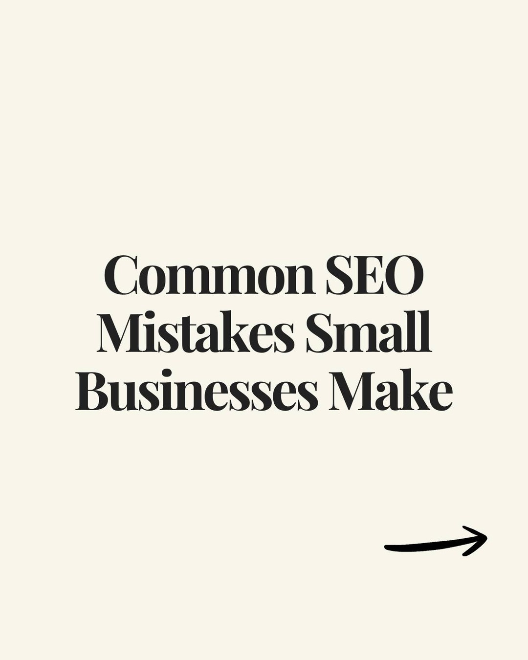 Are you making these mistakes on your website?
If you've noticed you are making these mistakes, spend 30 minutes on these.
Improve the area's that are being flagged and make sure your website focuses on your customer