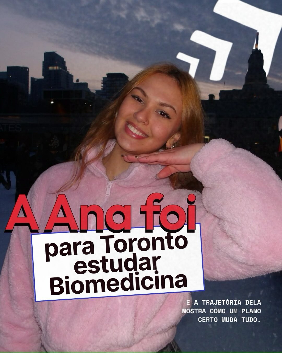 A Ana já viveu uma experiência incrível em Toronto 🇨🇦, estudando no ILAC International College, e agora está pronta para dar o próximo passo na sua jornada internacional.
Ela vai iniciar sua carreira na área de Biomedicina no Humber Polytechnic — uma escolha estratégica, alinhada com o setor de Healthcare, que está entre os mais demandados no Canadá.
Essa trajetória mostra como cada etapa importa: começar pelo desenvolvimento do inglês, ganhar vivência internacional e evoluir para uma formação acadêmica que realmente abre portas no mercado de trabalho.
Quer construir um plano assim pra você também? Fala com a gente!
#humberpolytechnic #ILAC #oneducation #bewhatcanadaneeds #planocanada #expressentry #viajanteOn