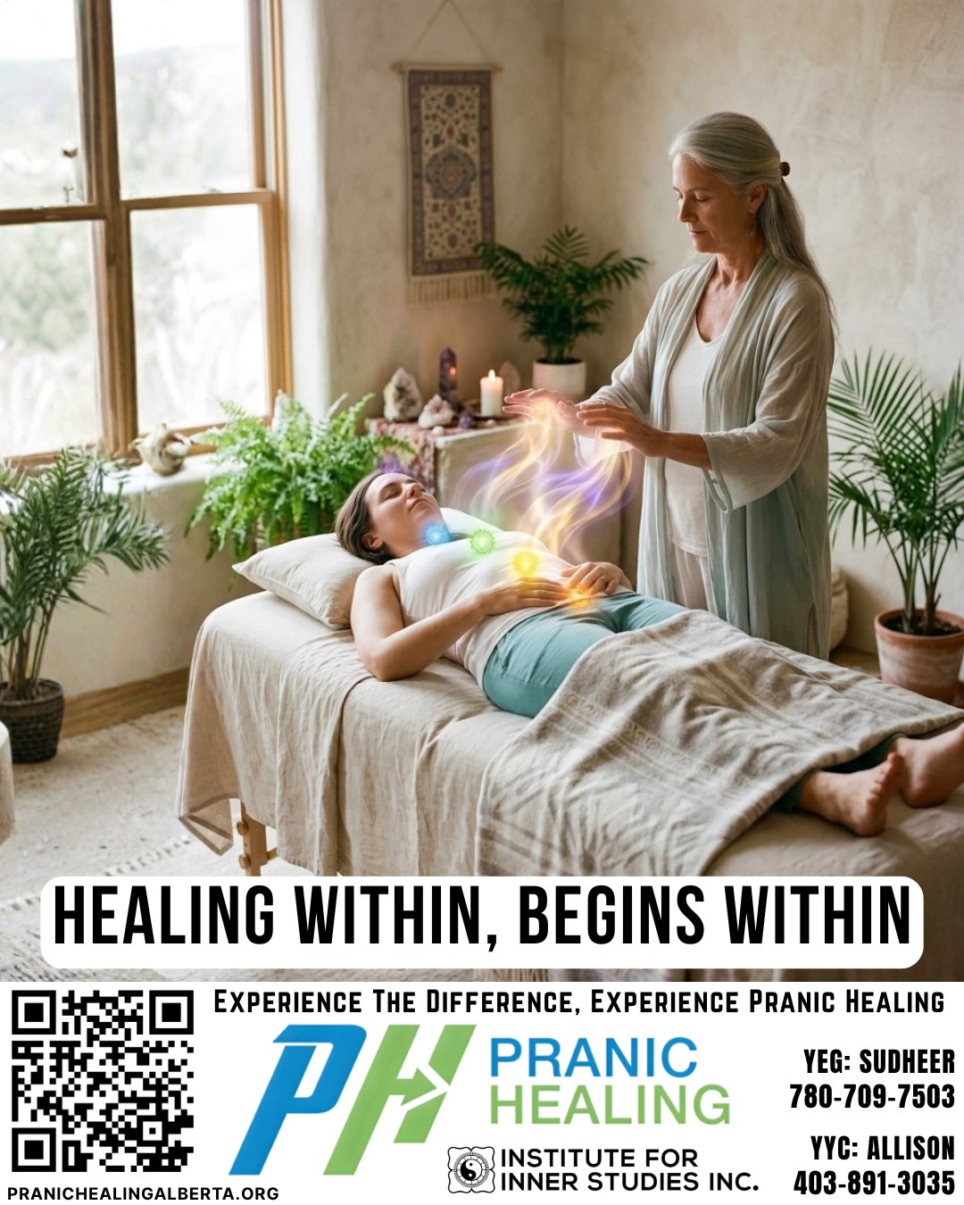 Discover calm, clarity, and connection through spiritual healing at Pranic Healing Alberta. #SpiritualWellness #HealingJourney #EnergyHealing
#PranicHealing is a simple & comprehensive system of natural healing techniques that accelerate the body’s natural healing process.
• #SpiritualHealing
• #RadiateHealing
• #ManifestProsperity
• #MeditationHealing
🌐www.pranichealingalberta.org
📱#YEG: Sudheer 780-709-7503
📱#YYC: Allison 403-891-3035
#EnergyHealing #ChakraHealing #InnerPeace #HolisticWellness#EnergyClearing #HealingFromWithin