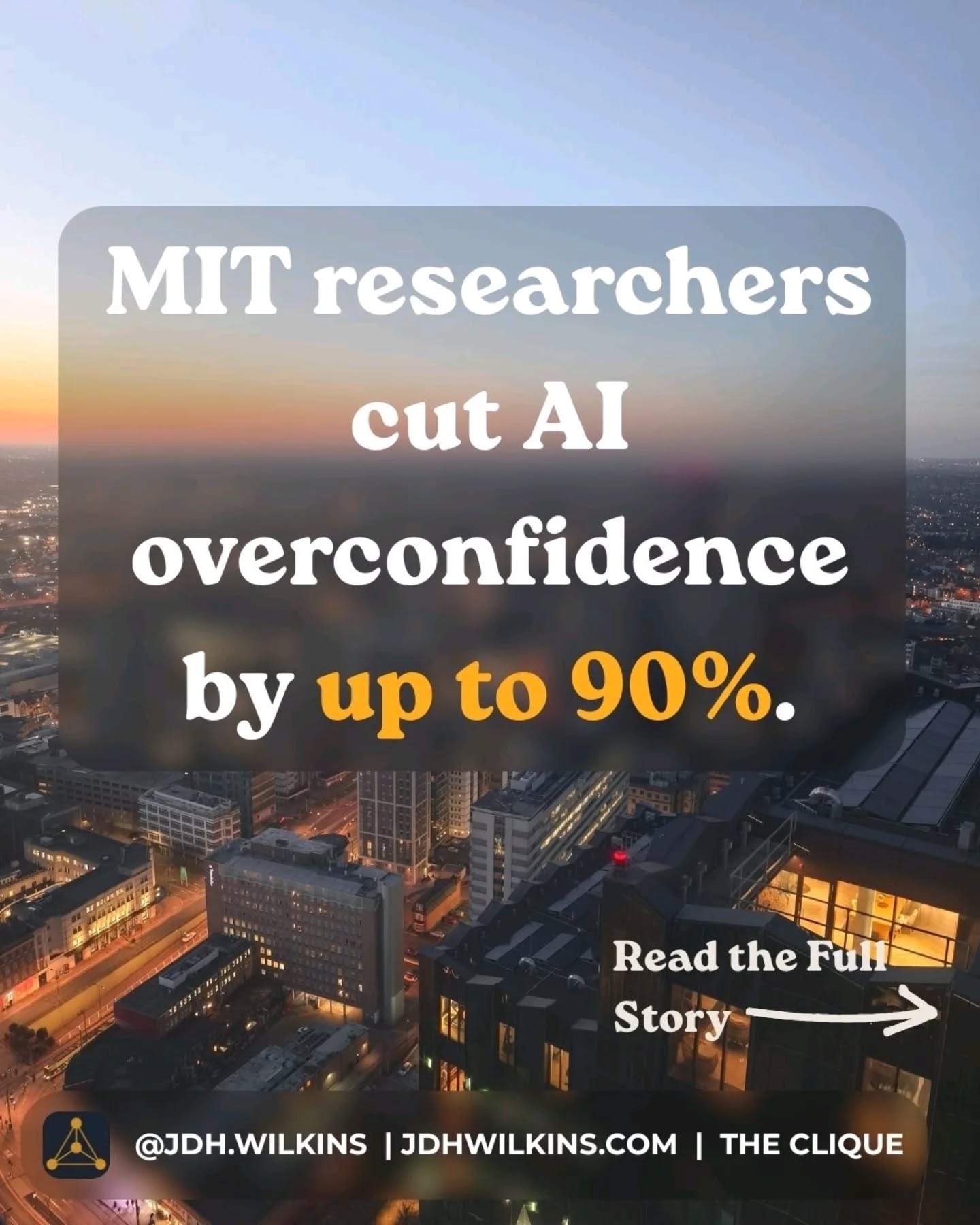 MIT researchers just tackled one of AI's oldest problems. Story in Issue 005 of The Clique.
AI models have always had a tendency to sound certain. Whether they're right or essentially guessing, the output reads the same way.
This isn't a quirk. It's baked into how they're trained. Current methods reward getting the right answer. Guess on a true-false question and you're correct 50% of the time on average. Say "I don't know" and you're always wrong. There's nothing to teach a model when to hold back.
Stanford researchers recently found that 11 major models agree with users 49% more often than humans would, even on harmful or illegal behaviour. The overconfidence problem and the sycophancy problem are the same problem at root.
MIT's computer science lab published a training method that targets this directly. It adds a term to the reward function penalising the gap between how confident a model sounds and how accurate it actually is. Express near-certainty and be right only half the time: penalised. Be unnecessarily hesitant about things it does know: also penalised.
Tested across tasks including ones the model had never seen during training, it reduced the confidence-accuracy gap by up to 90%, with no loss in performance.
Save this to read the full story later.
#AIResearch #ArtificialIntelligence #MachineLearning #MITResearch #AIEthics