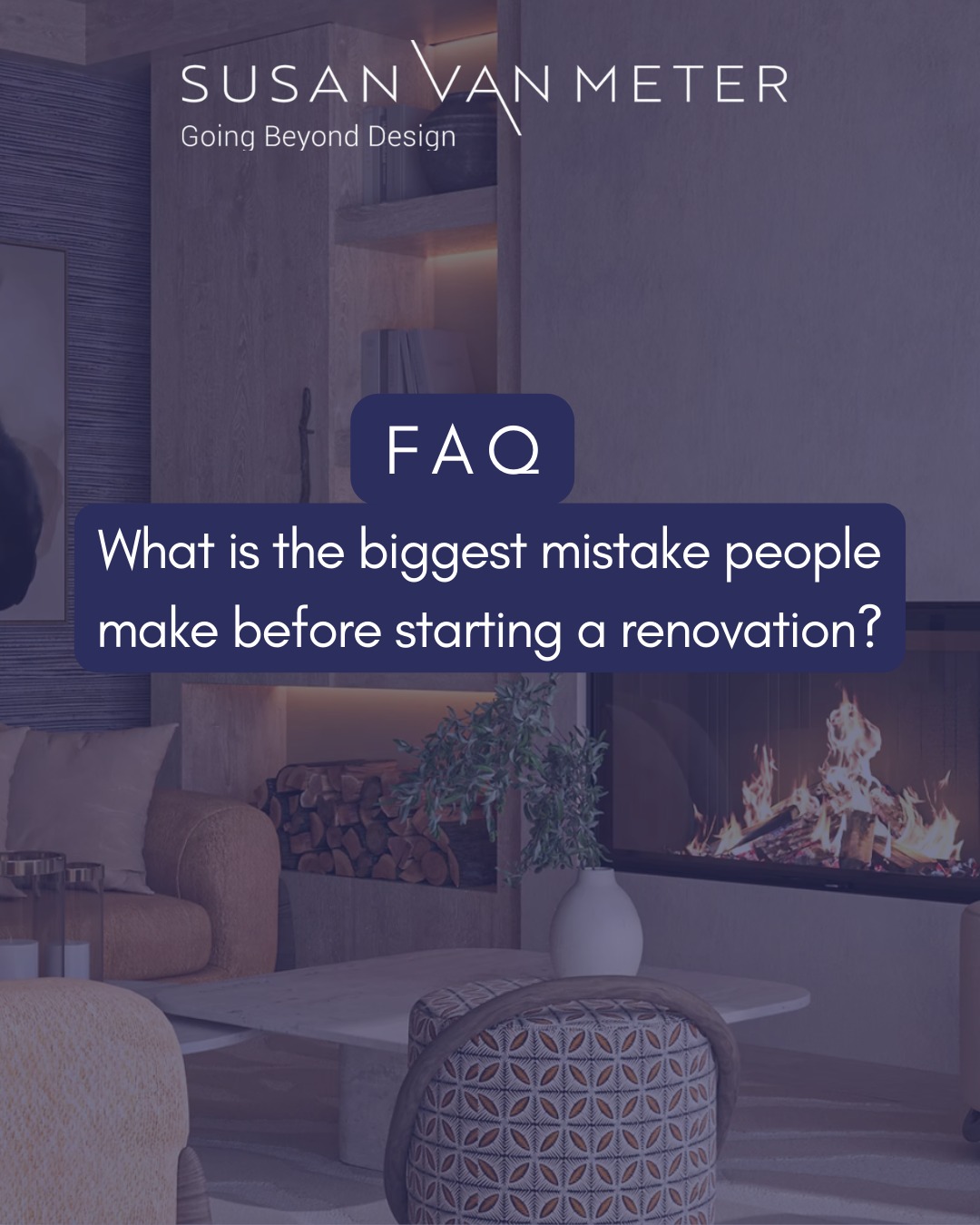 One of the most common mistakes is beginning construction without a fully developed design plan. A complete design strategy—covering layouts, lighting, materials, joinery, and furnishings—ensures every element works together and prevents costly changes once work has begun.
Susan van meter | Going Beyond Design
susanvanmeter.com | info@susanvanmeter.com | 0207 971 7797
Lambarde Square, London, SE10 9GF
#interiordesignfaq #luxuryinteriors #interiordesignlondon #renovationplanning #bespokeinteriors #residentialdesign #luxuryliving #designprocess #interiorarchitecture #homerenovation