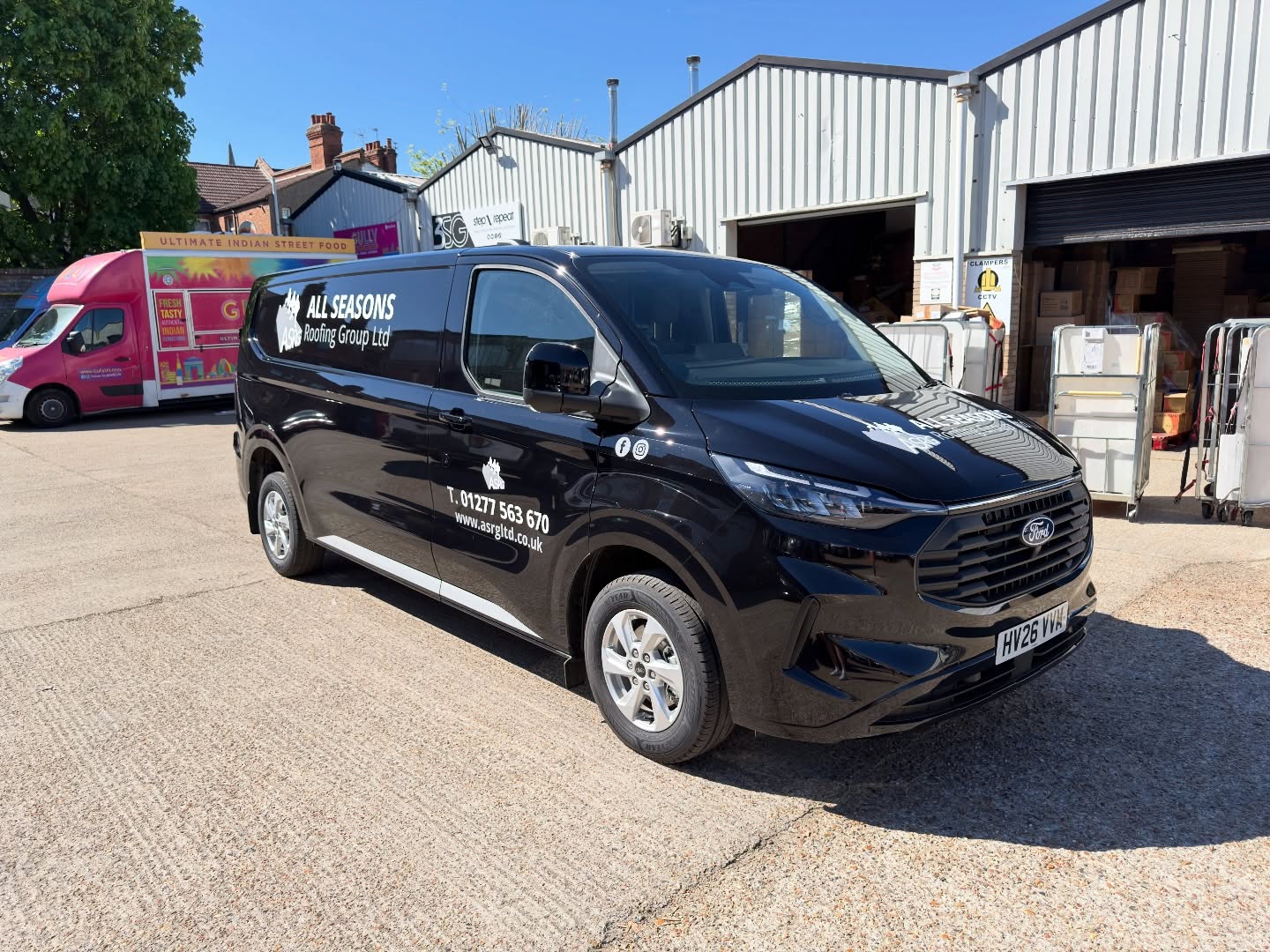 @3sg_uk another van completed for @all_seasons_roofing_group #branding #design #creative #vinylgraphics #signwriting