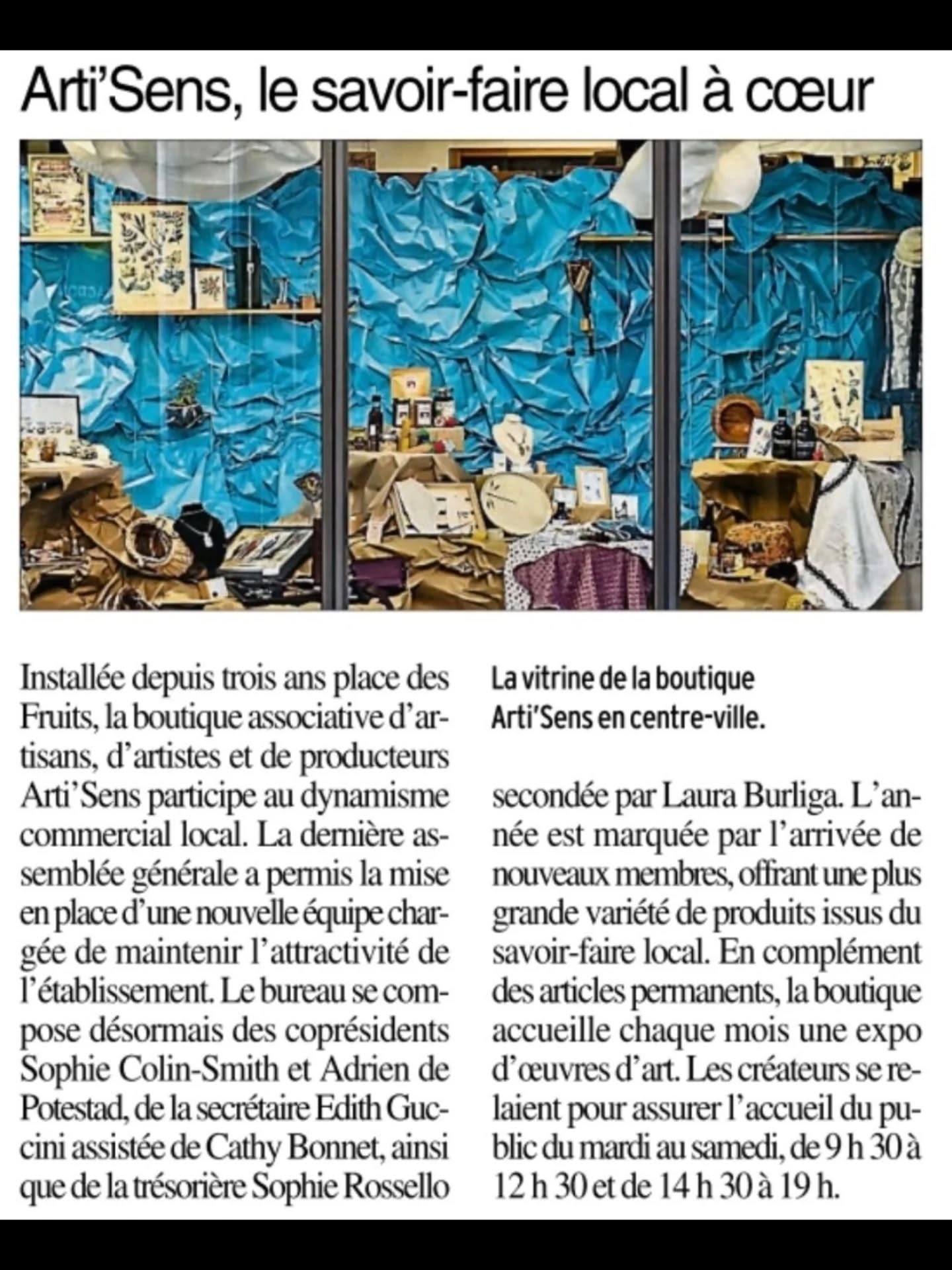 Avez-vous découvert cette charmante boutique artisanale à Saint-Geniez-d'Olt ?