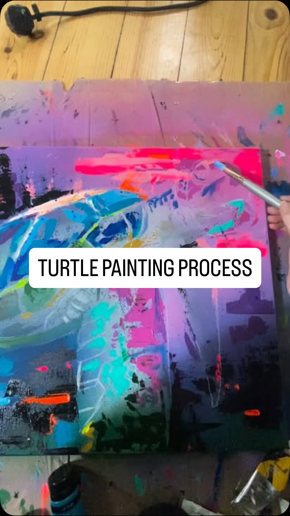 The process of my most popular piece, the turtle ✨ Started and abandoned in 2021 until 2025
Prints available at
Alexandrasartwork.com
#abstractart #vibrantcolours #sealife #turtle