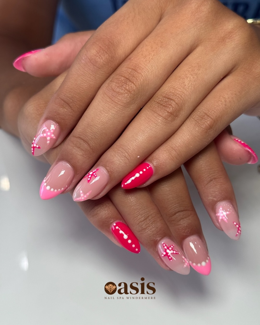 little pink stars everywhere ✨💗
like catching a soft glow every time you move your hands
🕝 Here is where you can find us:
Monday through Friday 9:30AM–7:30PM
Saturday 9:30AM–7PM
Sunday 11AM–5PM
Open 7 days a week
Walk-ins & appointments welcome
📍 9001 Taborfield Ave
Unit 102 Orlando, FL 32836
📞 +1 (407) 612-4027
#orlandonails #pinknails #starnails #nailartdesign #windermerenails