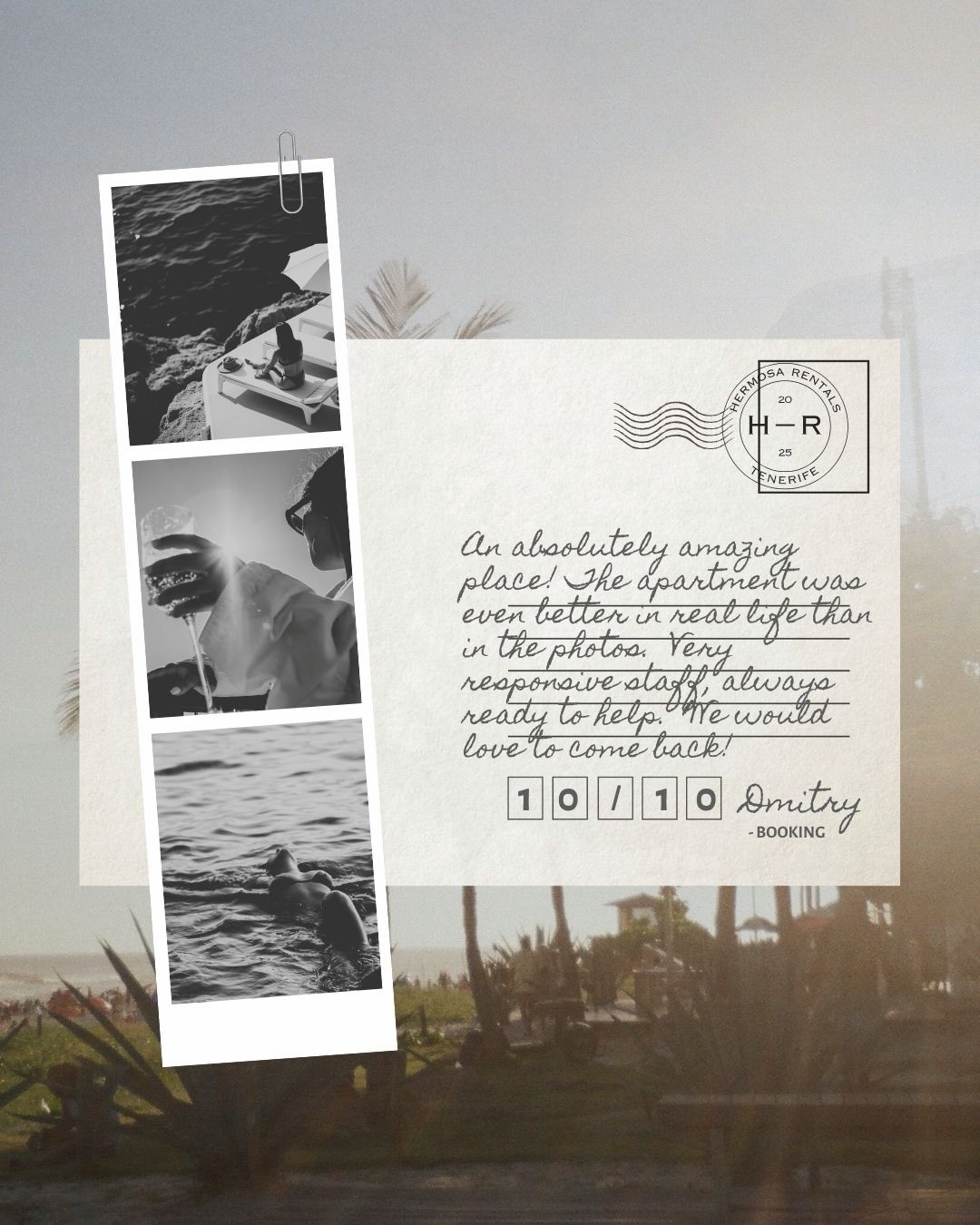 Postcards from Tenerife, edition 🤍
A few words from those who experienced it for themselves: slow mornings, ocean views and stays that feel a little different 🫶
Boutique vacation apartments in Tenerife, designed for those who prefer privacy, space and quiet luxury.
Away from the crowds, with private pools and uninterrupted sea views.
Thinking of your next escape?
You might want to take a closer look 🌊
____
#holidayhomes #boutiquerental #discovertenerife #luxuryvacationrental #visittenerife
• Boutique holiday home Tenerife, luxury vacation rental apartment with private pool and sea views Tenerife, Hermosa Rentals, Discover Tenerife