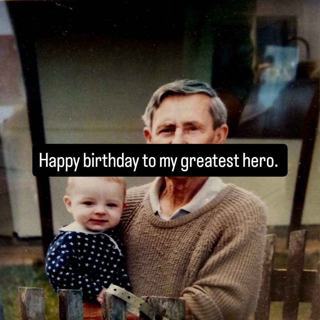Today my dad would have been 95. Born 25th April 1931. 🎂
This photo captures everything about him — gentle, present, full of love. Here he is with my son, who he adored.
Dad was my hero, my wise counsel, my safe place. He shaped who I am. I was lucky enough to be close by in his later years, and I treasure every moment we had together.
Happy birthday Dad. I hope you know how loved you are, always. 💙