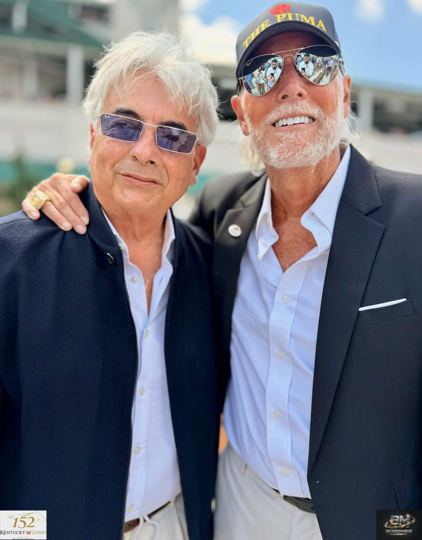 Pictured here his long tenured 🐎 trainer @gds_racing whom his training “The Puma” in the 152nd running of the @kentuckyderby .
The Puma currently sits at 10-1 odds with the #9 pole position.
As of today @gds_racing according to @americasbestracing his career earnings are $14,980,082 , with $544,375 earned so far in 2026 ahead of the derby.
He’s joined by let’s just say, cool hand Luke 😎.
The puma is owned in a partnership that includes: @ogmainvestments , @jrranchhorse , @high_step_racing , @tccstablesllc , @brucezoldan.
🌹 🐎 #gobabygo
@churchilldowns @derbymuseum @kentuckyderby
🎵 @gudgroove