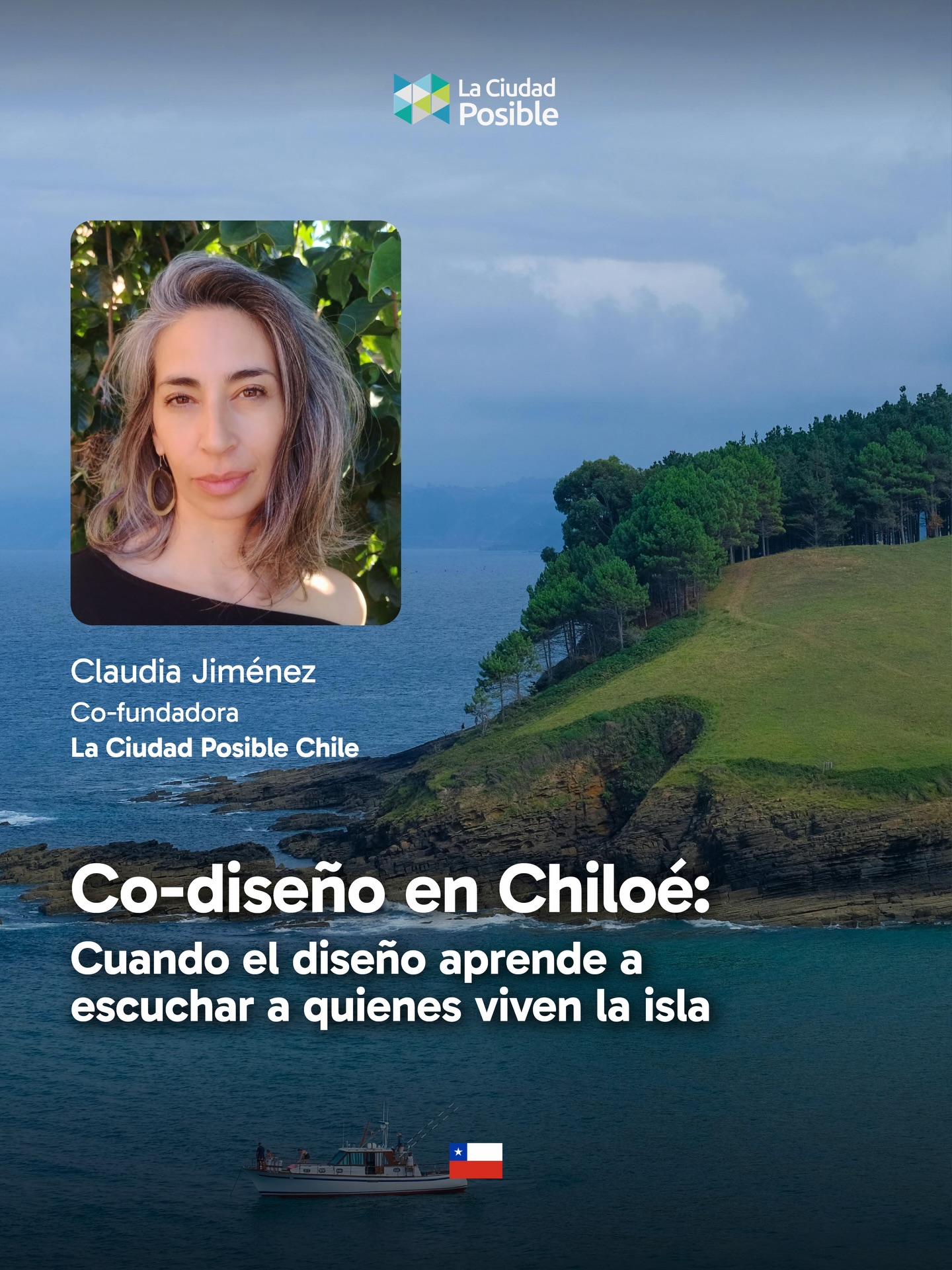 En el Día Mundial del Diseño, compartimos la columna de Claudia Jiménez sobre el co-diseño en Chiloé por El Insular. 📰
Diseñar ya no se trata solo de proponer, sino de escuchar, dialogar y construir en conjunto. Una invitación a pasar de diseñar para, a diseñar con.
Integrando a quienes habitan los territorios, como la cooperativa Isla Bonita, desde La Ciudad Posible buscamos la construcción de soluciones más pertinentes y sostenibles.
Lee la columna completa en el link de nuestra bio: @laciudadposible