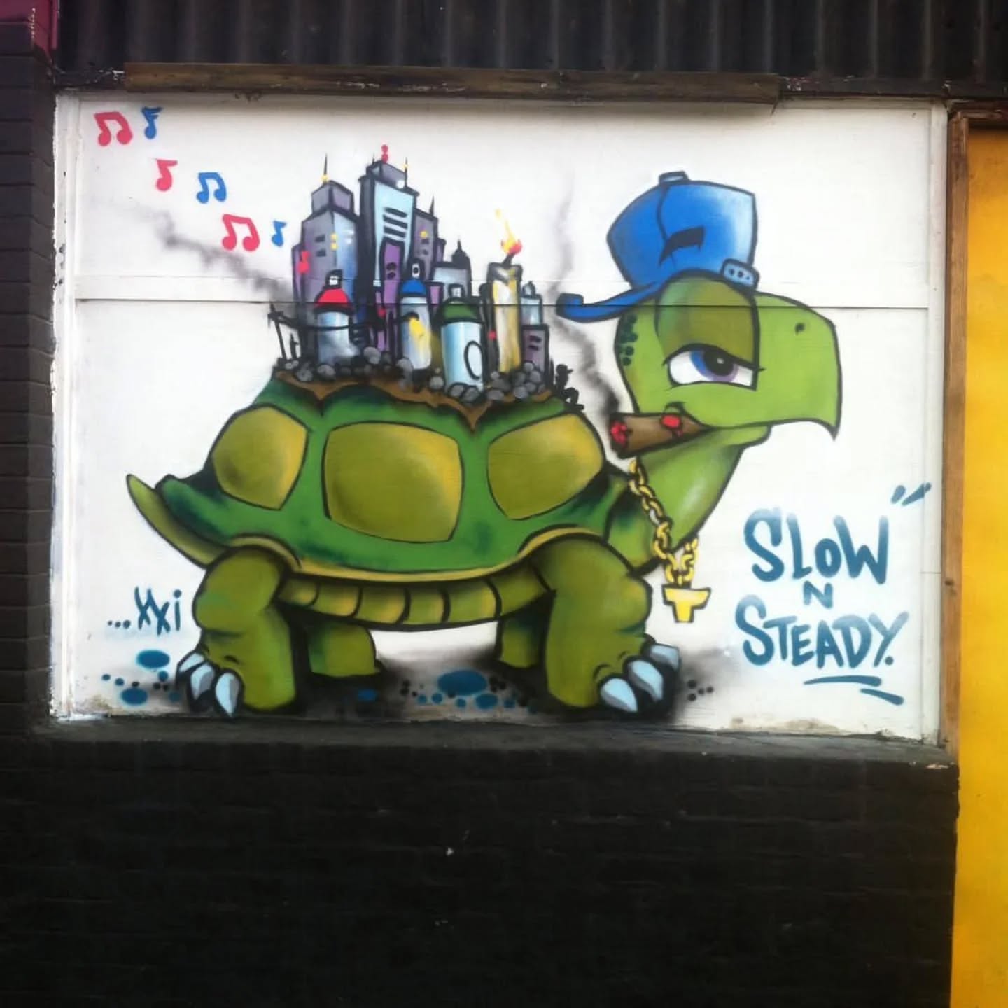 One i painted 10yrs ago. Still relevant #mikeyxxi #slowandsteady #Frankston 2016