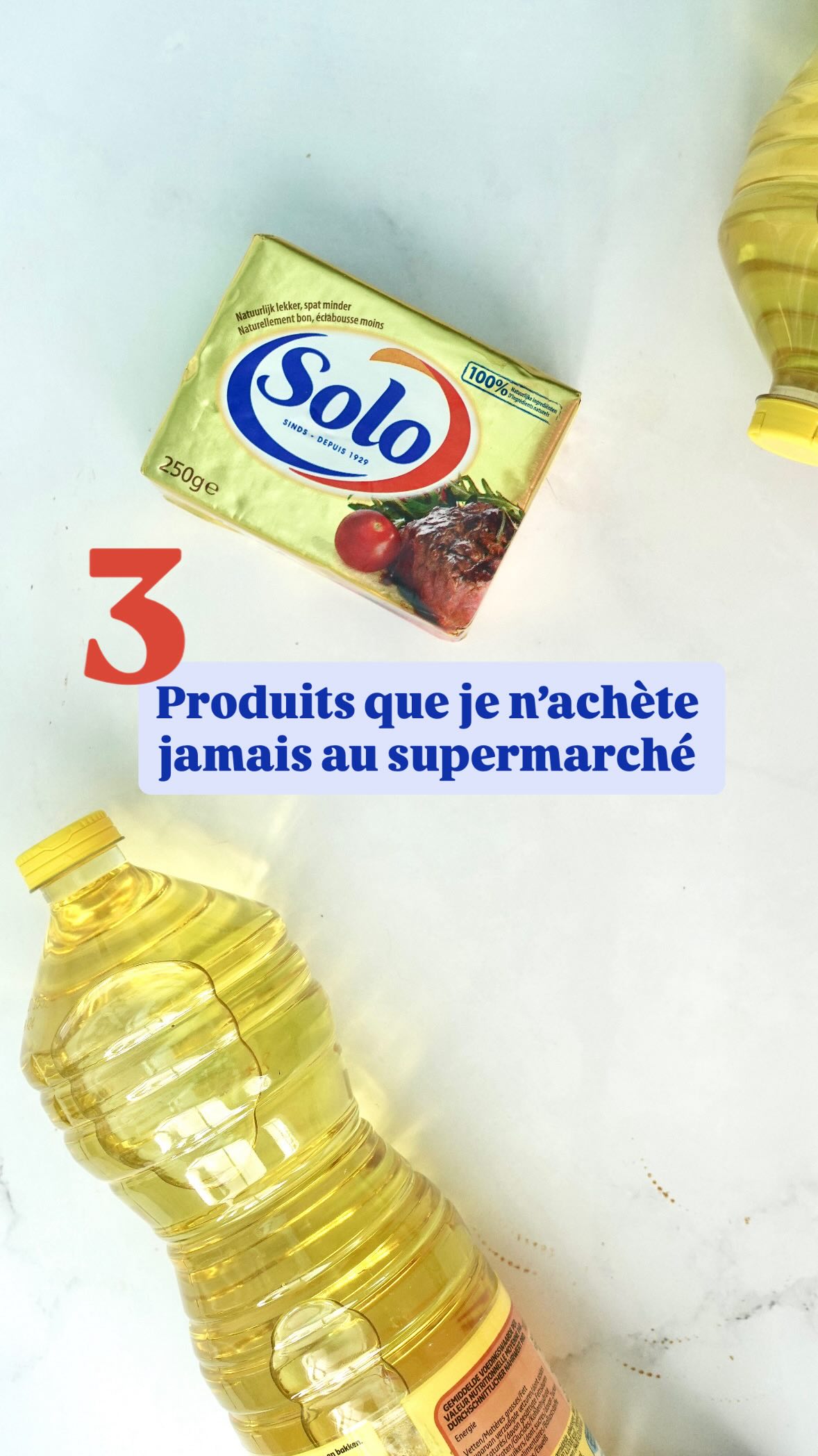 Trois produits que je n’achète jamais au supermarché et leurs alternatives pour une alimentation saine, naturelle et non transformée ✨
Fraises hors saison : pauvres en nutriments et chargées en pesticides 🍓
Privilégiez des fraises de saison, locales, riches en vitamines, et congelez-les pour en profiter toute l’année ❄️
Yaourts aux fruits : souvent riches en sucre et pauvres en vrais fruits 🥄
Optez pour un yaourt nature entier (vache, chèvre ou brebis) et ajoutez des fruits frais riches en antioxydants comme les myrtilles 🫐
Mayonnaises allégées : moins de gras mais plus de sucre et d’additifs 🚫
Préférez une mayonnaise classique avec de bonnes huiles (olive ou colza bio) et des œufs de qualité 🥚
Manger sainement, ce n’est pas manger “light”, c’est revenir à des aliments bruts, riches en nutriments et bons pour la santé 🌿
#nutritionniste #mangermieux #mangerbio #mangerbouger #mangerequilibre