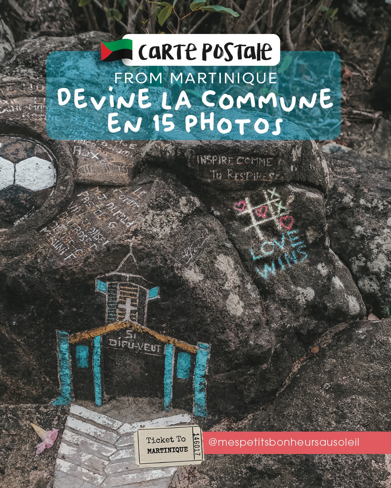 Devine cette commune en 15 photos et surtout avant les derniers slides !
⚠️ Attention, petit indice : Ici point de « Surprise », c’est même plutôt révolutionnaire car ça fait échos à la plus haute tour des Antilles Françaises et de l’Outre Mer !
.
Montre que tu connais bien la Martinique 🇲🇶 et dis en commentaire à partir de laquelle tu as trouvé 🥳
.
Alors, d’après toi, cette carte postale FROM MARTINIQUE 🇲🇶 t’as emmenée o
