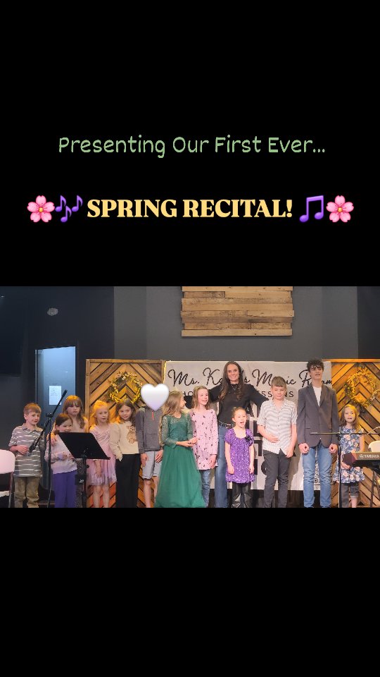 WOW!! 😱 I am still gushing!! 🥹
If you've been wondering where we've been the past few weeks - now you know! Our first ever SPRING RECITAL!! 🌸🎶🎹
For many of our performers, this was their first time alone on stage and they were AWESOME! They pushed through nerves, the big stage, and for many, a much larger keyboard than what they're used to 🙃, and they rocked the show for SO many supportive friends and family! I am simply in awe of this amazing community and these rockstars! And I am GRATEFUL to be a part of it all! 💞
A special thank you to @windsorvineyard.church for hosting us and being gracious and flexible when we had so many friends that we needed a larger space!
A big thank you to my husband, Ethan, for his time, support, and keeping me grounded while pulling everything together 🤪😘
Thank you to my mom for bringing homemade treats, decorating, and capturing these kiddos on stage - and to my dad for being ready to save the day when we almost forgot everything 😅!
Thank you to our AMAZING families that not only support these kiddos day in and day out, but showed up for this special occasion and help our community grow! And a big shout out to our parent volunteers who made our Post-Performance Celebration a reality! 🍪😋
Last, but certainly not least, THANK YOU to my wonderful students who I get to watch learn and grow each week. 🌟 You never cease to amaze me, and I am SO proud of you!! 🥰🥹
If you read this far - kuddos to you! It truly takes all of these amazing people to bring this all together and make it run smoothly! We've learned a lot this year and CANNOT WAIT to do it again next Fall! 🍁
Cheers,
Ms. Kayla 🎶
#community #springrecital #rockstars #THANKYOU #Grateful