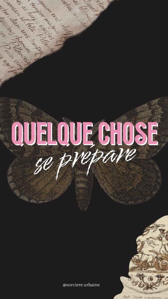 | Tic-Tac ⏳️ |
Il y a des savoirs oubliés, secrets, presqu’interdits.
Des murmures qui se sont envolés avec le froid de l’hiver, pour ne jamais revenir.
À moins que quelque chose se prépare dans l’obscurité…
À très vite 🗝🔮🌹