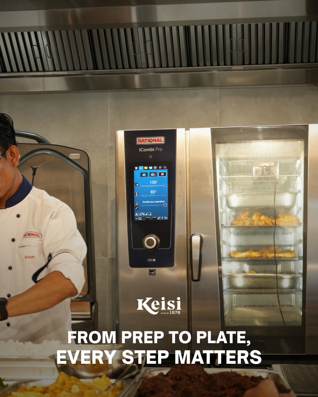 From prep to plate, every step matters.
And when every step is connected, your kitchen doesn’t slow down.
With Rational iCombi Pro, you’re not just cooking — you’re running a system that handles grilling, baking, roasting, and steaming in one workflow.
Less equipment.
Less complexity.
More consistency.
That’s how modern kitchens scale.
#Keisi #Rational #ProfessionalKitchen #KitchenSystem #FoodBusiness