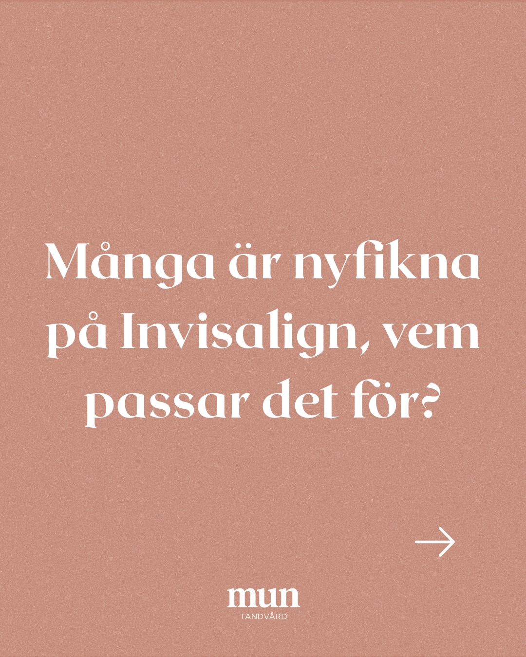 Invisalign passar dig som vill förändra ditt leende diskret,utan att det syns ✨
Boka din tid vi länken i bion😊