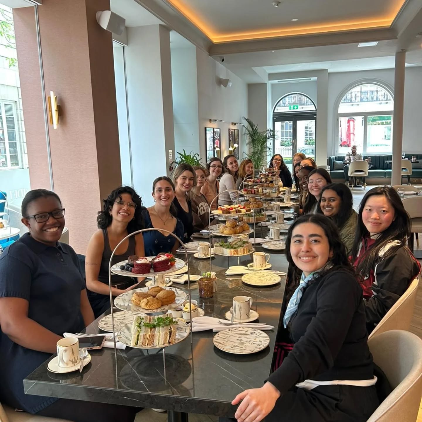 Yesterday we had our first Study Break of the semester - Afternoon Tea! Lovely food & conversation 🐘 🫖