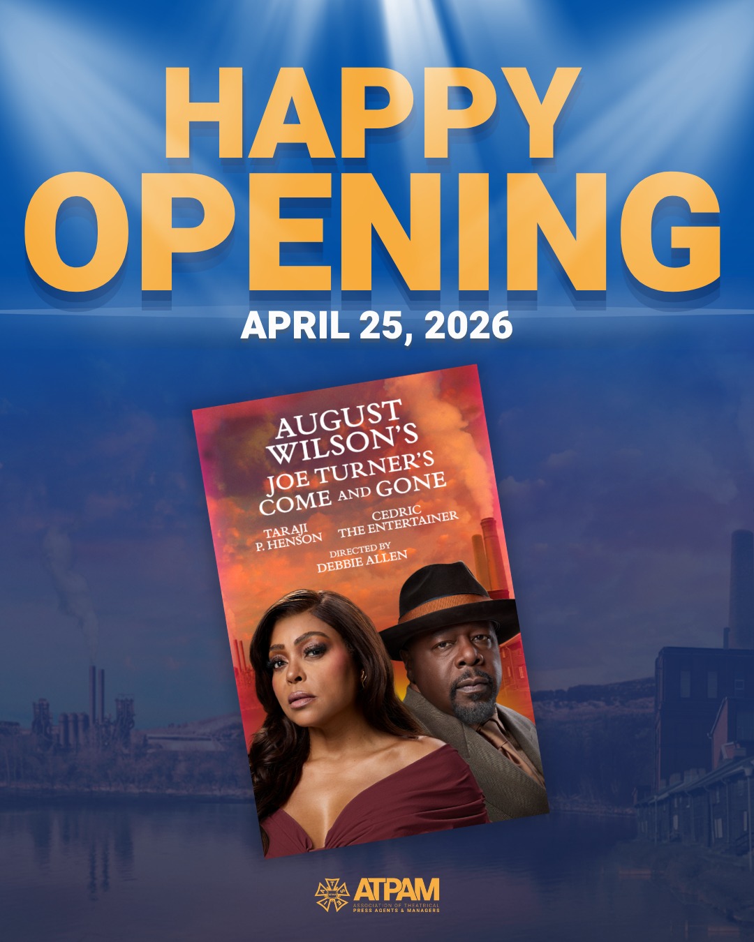 A story about finding your way home, brought to Broadway by people who know how to get a show there. @JoeTurnerBway opens tonight at the Ethel Barrymore Theatre. 🎭