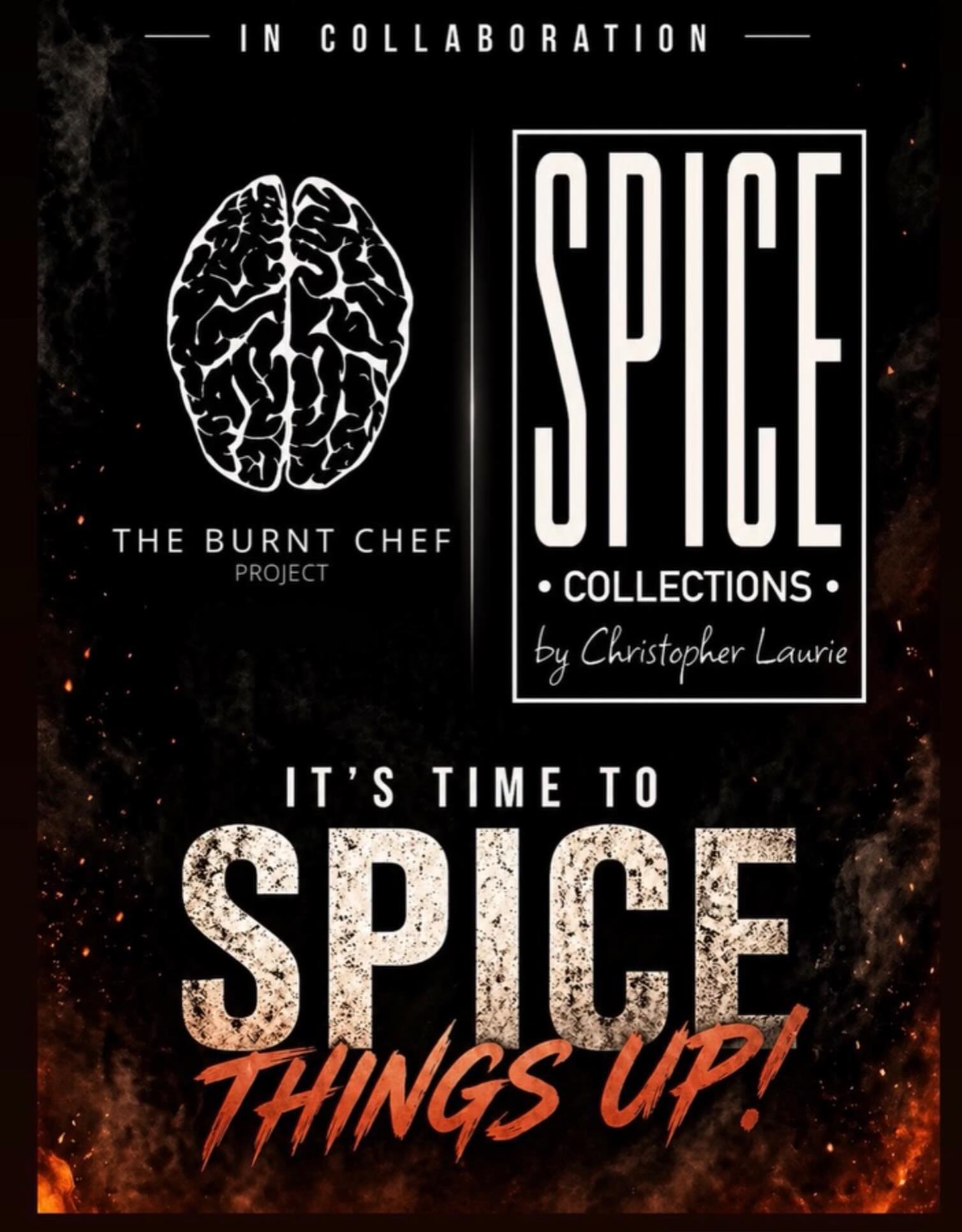 🔥 A collaboration that’s about to get spicy 🔥
🌶️ @spicecollectionsuk
🖤 @theburntchefproject
Coming Soon!