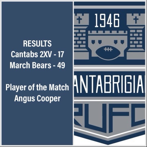 💥RESULTS💥
A really good game of rugby and a score that doesn’t reflect the hard work the Cantabs players put in.
We aren’t progressing to the final, but couldn’t be prouder of this group of players.
Congratulations to our Player of the Match - Angus Cooper @angusc00 🎉💥
#rugby #cantabs #cantabsrugby #socialrugbyincambridge #cambridge