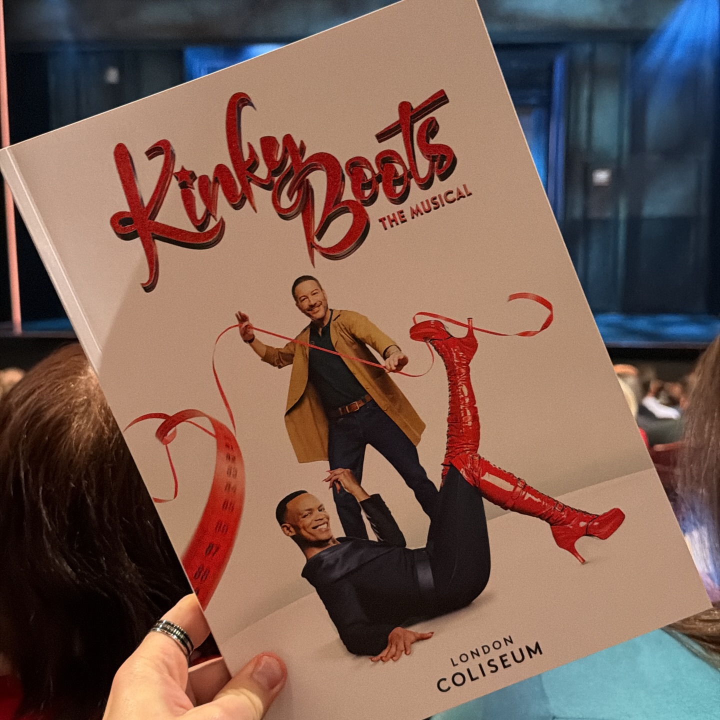 Time to see the most beautiful thing in the world… shoes @kinkyboots_uk Thanks @todaytix for the rush ticket