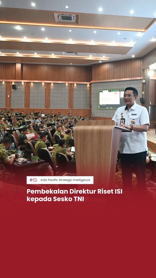 Pembekalan oleh Bapak Dr. Ian Montratama, Direktur Riset dan Pengembangan ISI kepada Pasis Dikreg 55 Sesko TNI
Video @seskotni
#TahuISI #TNI #SeskoTNI #Indonesia #pertahanan