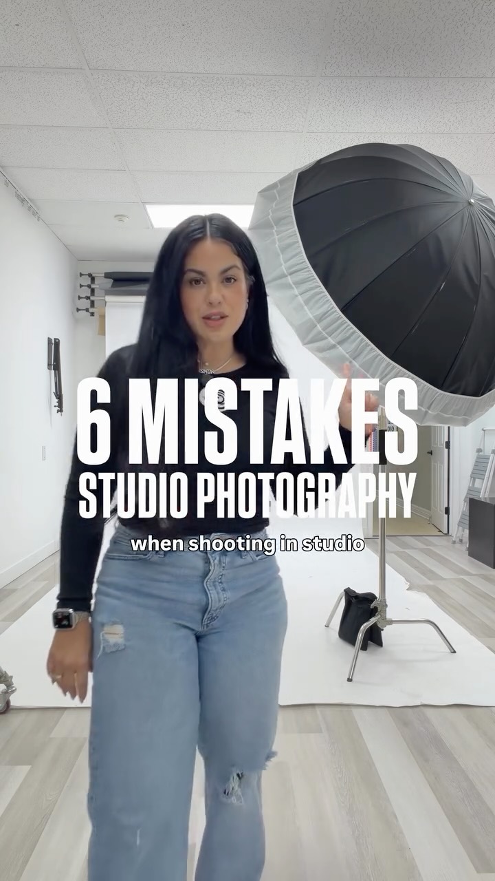 6 studio mistakes I still see way too often… here’s exactly how to fix them:
Most bad studio photos aren’t talent issues. They’re setup issues.
And remember all these rules are meant to be broken!
1. Subject too close to the backdrop
Keep at least 4–6 ft between subject and background
• Reduces harsh shadows
• Creates separation and depth
• Helps your background fall off naturally
2. Wrong focal length for people
Stay 35mm minimum. Ideal range: 50–85mm
• Too wide = distorted faces (bigger nose, stretched edges)
• 50mm = natural
• 85mm = clean + flattering
3. Double or triple shadows
Usually from multiple lights hitting at similar power
• Start with ONE light
• Add others back one at a time
• Lower fill so it doesn’t create a second shadow
4. Modifier too small
If your light source is small, your light will be harsh
• I use a 70” umbrella with diffusion for a reason
• Bigger source = softer skin + smoother shadows
• Your modifier should be bigger than your subject’s upper body
5. Key light too far from subject
Distance matters more than people think
• Keep it around 2–4 ft away
• Closer = softer + more controlled
• Far away = harsher and flatter
6. Too many lights with no purpose
If you don’t know what it’s doing, turn it off
• Start with a key
• Then add fill OR rim if needed
• Every light should have a job
Simple lighting done with intention will always look better than complicated setups with no control.
Save this before your next shoot.
#studiophotography #lightingtips #photographytips