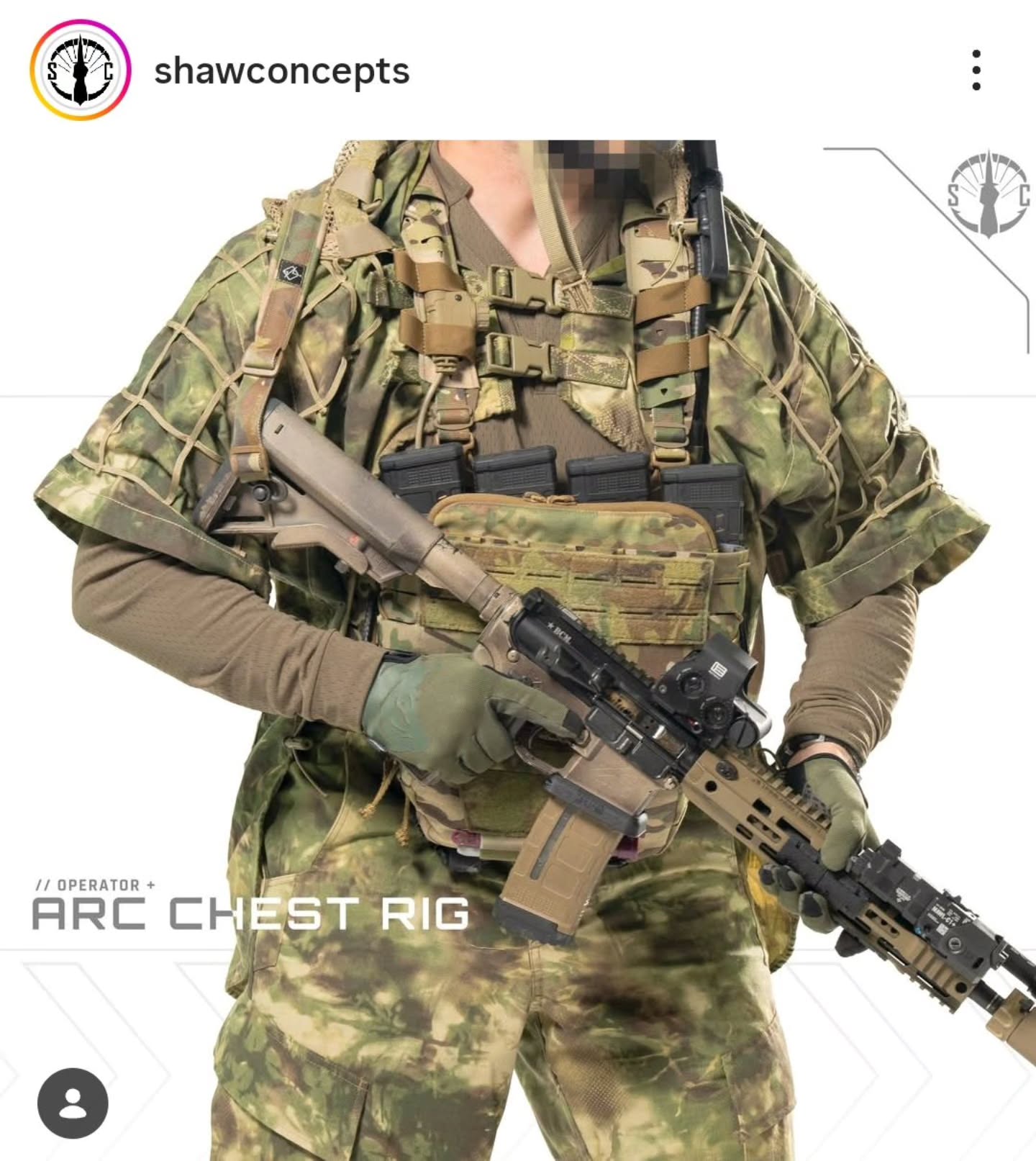 @shawconcepts ARC Chest Rig with a @tacticalconcealment StalkLand Legacy Cobra Hood and Small batch StalkLand pants.......ALL the StalkLand goodness๐๐ป๐ค๐ป
@brookwoodcompanies @mmitextiles