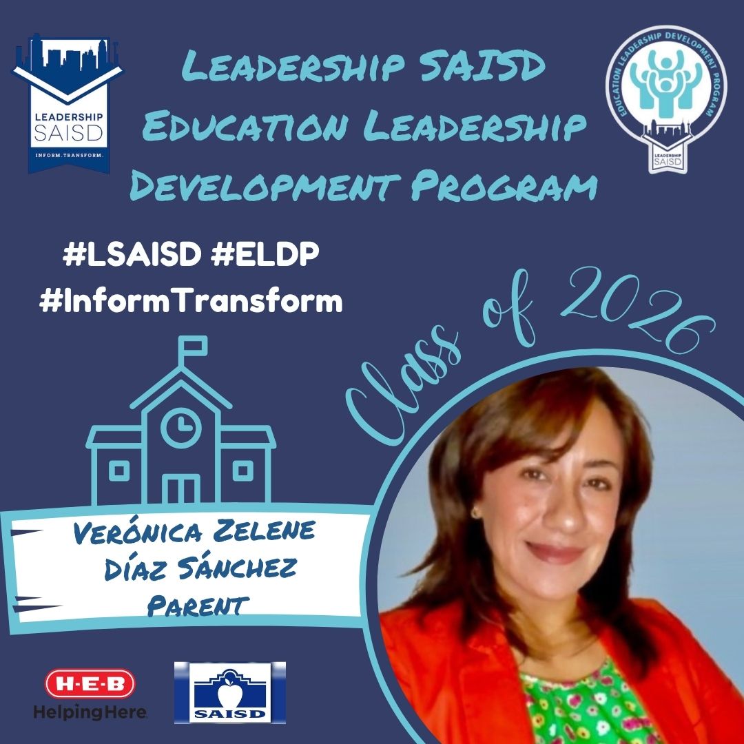 #ELDP Class of 2026 Spotlight ✨ Verónica Díaz is a mom of a sweet boy with Down Syndrome and her main goal is to provide her son the tools to be happy and independent in the future, as well as to support the creation of spaces and tools for other children and the community in general. #LSAISD #informtransform #publiceducation Thank you to our 2026 Program Sponsors @heb and @sanantonioisd