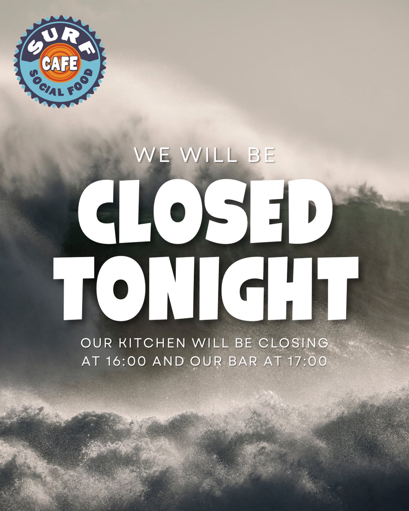 With the severe weather hitting Plett, weโve decided to close a little earlier tonight to keep both our staff and customers safe ๐ง๏ธ๐
Our kitchen will be closing at 16:00 and our bar at 17:00.
Please stay safe, stay warm, and avoid unnecessary travel if possible. Weโll see you again soon for more good food, drinks, and Surf Cafe vibes ๐ค