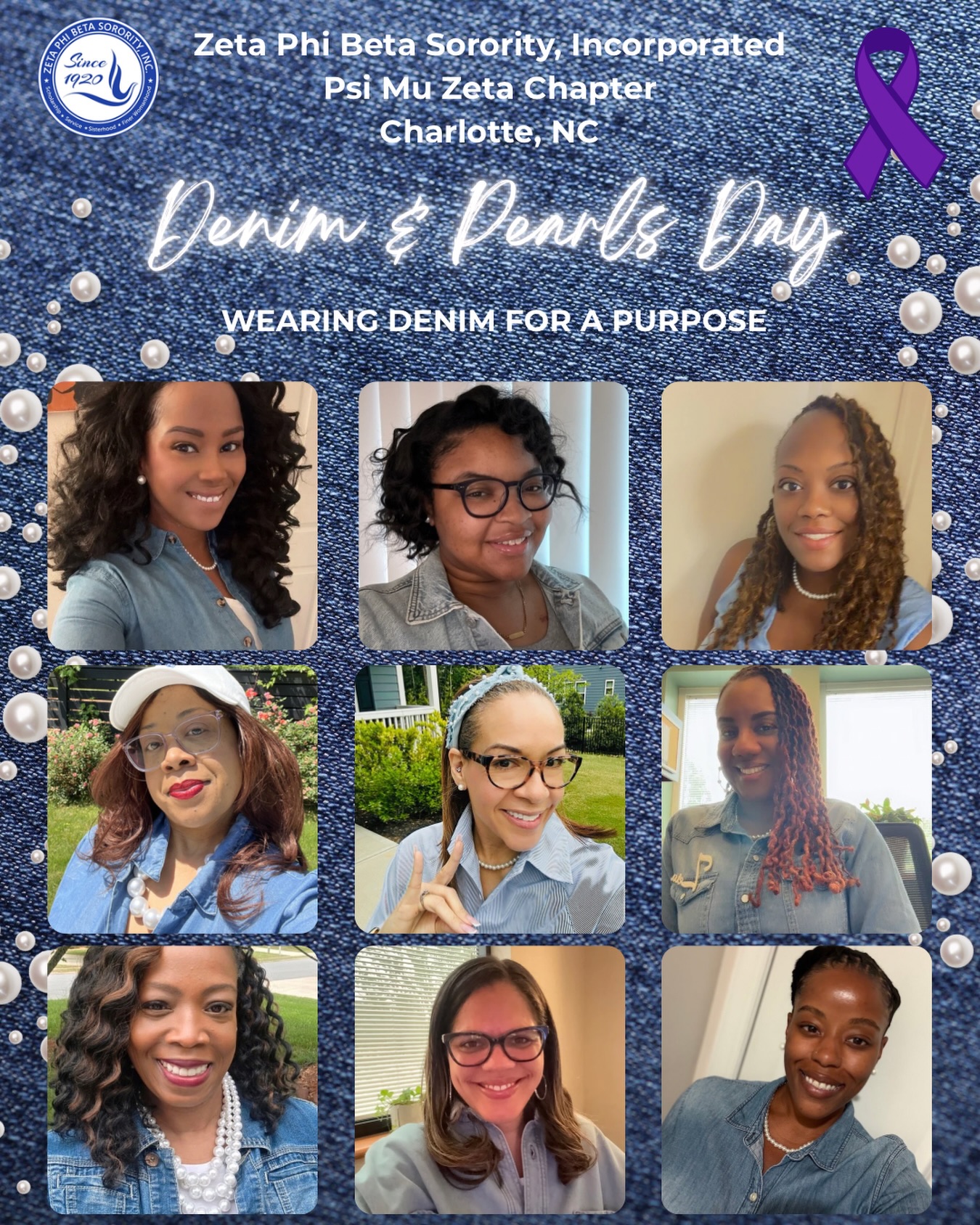 Each year, Zeta Phi Beta Sorority, Incorporated reaffirms its unwavering commitment to eradicating sexual and domestic violence while standing in solidarity with survivors.
Why Denim?👖In 1992, the Italian Supreme Court overturned a rape conviction, arguing that because the victim’s jeans were tight, she must have helped remove them — falsely equating this as consent. This injustice sparked a global movement, reminding us that there is never an excuse, nor an invitation for sexual violence.
Sexual and domestic violence know no boundaries, affecting individuals from all walks of life. As sisters, we must shatter the silence, raise awareness, and empower survivors on their journey to healing.
#zetaphibeta #zphib1920 #denimandpearls2026 #ZetasAgainstViolence