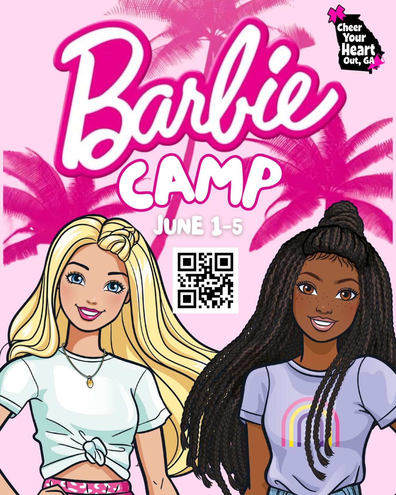 Barbie Week is almost SOLD OUT ๐โจ
Only 5 spots left for our Barbie Camp (June 1โ5) and you do NOT want to miss this one ๐
๐ฝ๐
Think pink, glam, dance, cheer, games, and all the Barbie vibes all week long ๐
Grab one of the last spots before theyโre gone!
#BarbieCamp #MariettaGA #SummerCampFun #GirlsCamp #CheerCamp