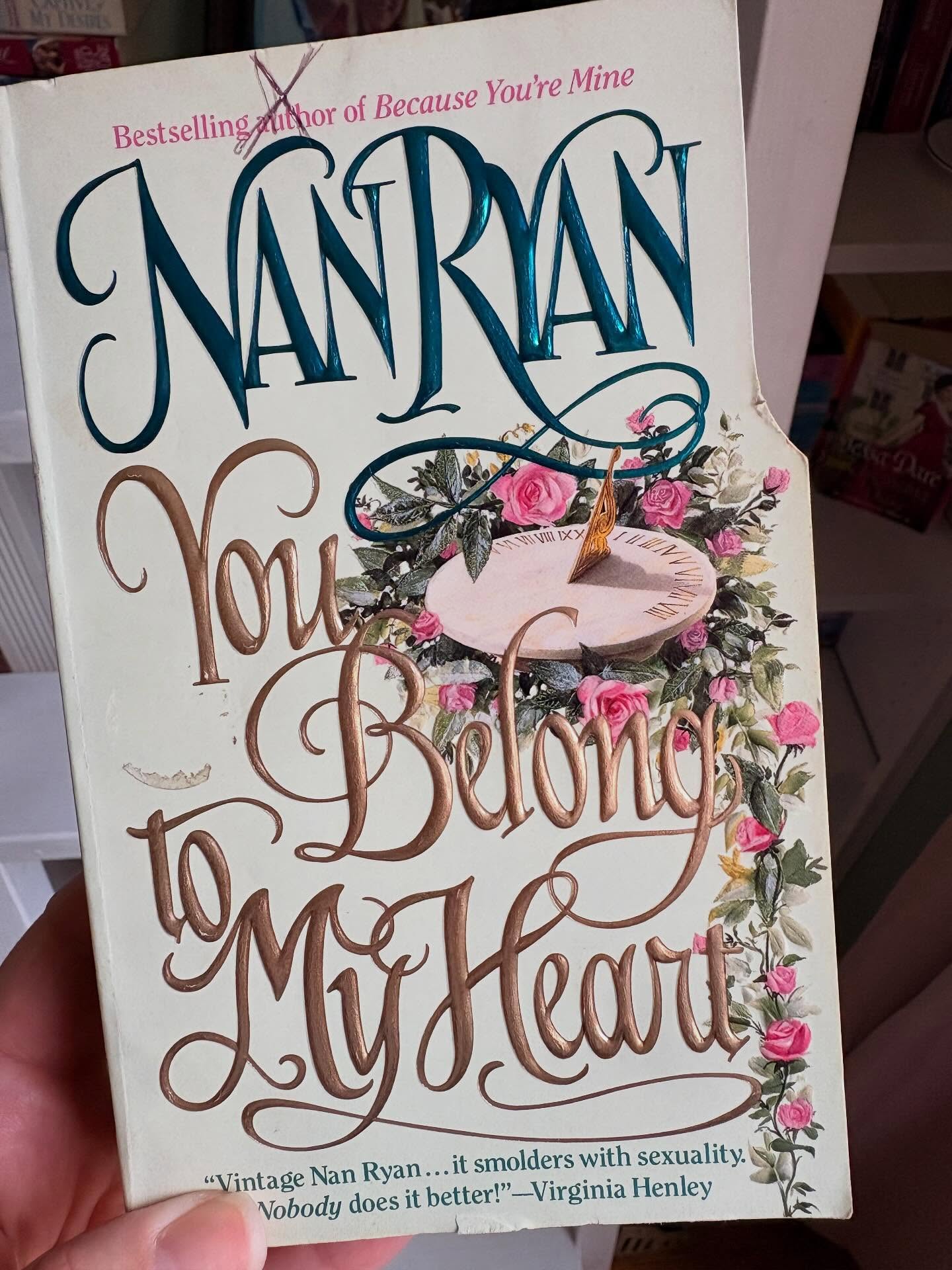 #stepbacksaturday Reveal!
You Belong to My Heart by Nan Ryan
#historicalromance #romancereader #romancebooks #stepbacksaturdayreveal