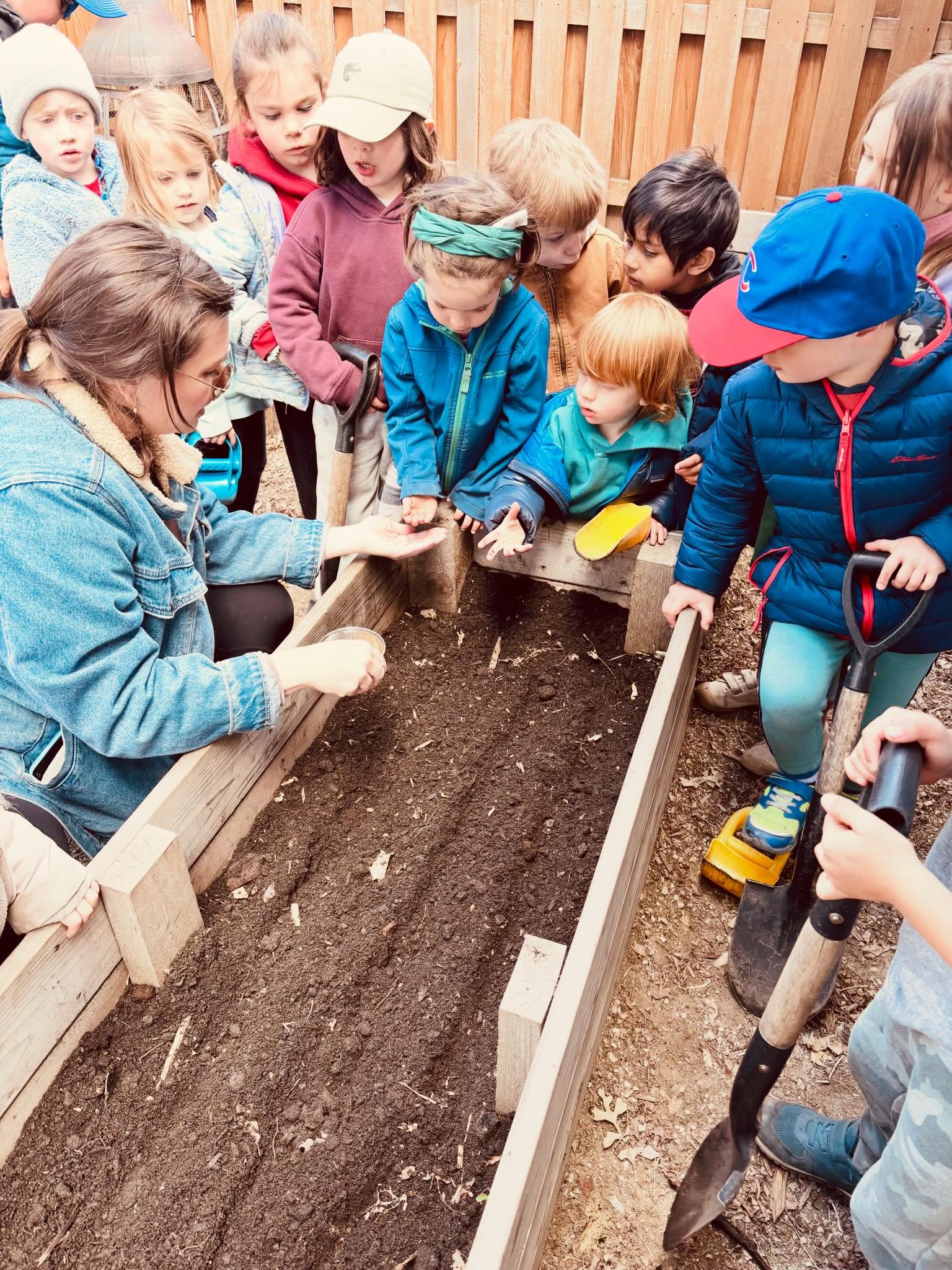 A little seed for me to sow, a little earth to make it grow. A little sun, a little shower, a little wish, and then a flower! 🌺
#naturepreschool #springhassprung #childrensgarden